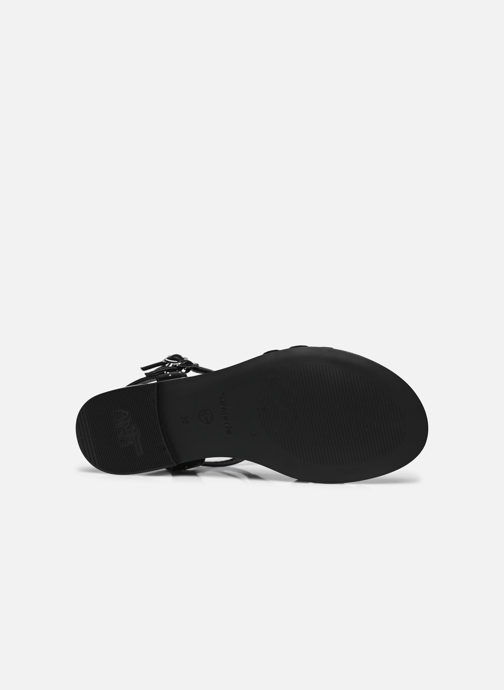 Flache Sandalen 28147-44 damen schwarz Tamaris Flache Sandalen 28147-44 damen schwarz BLACK