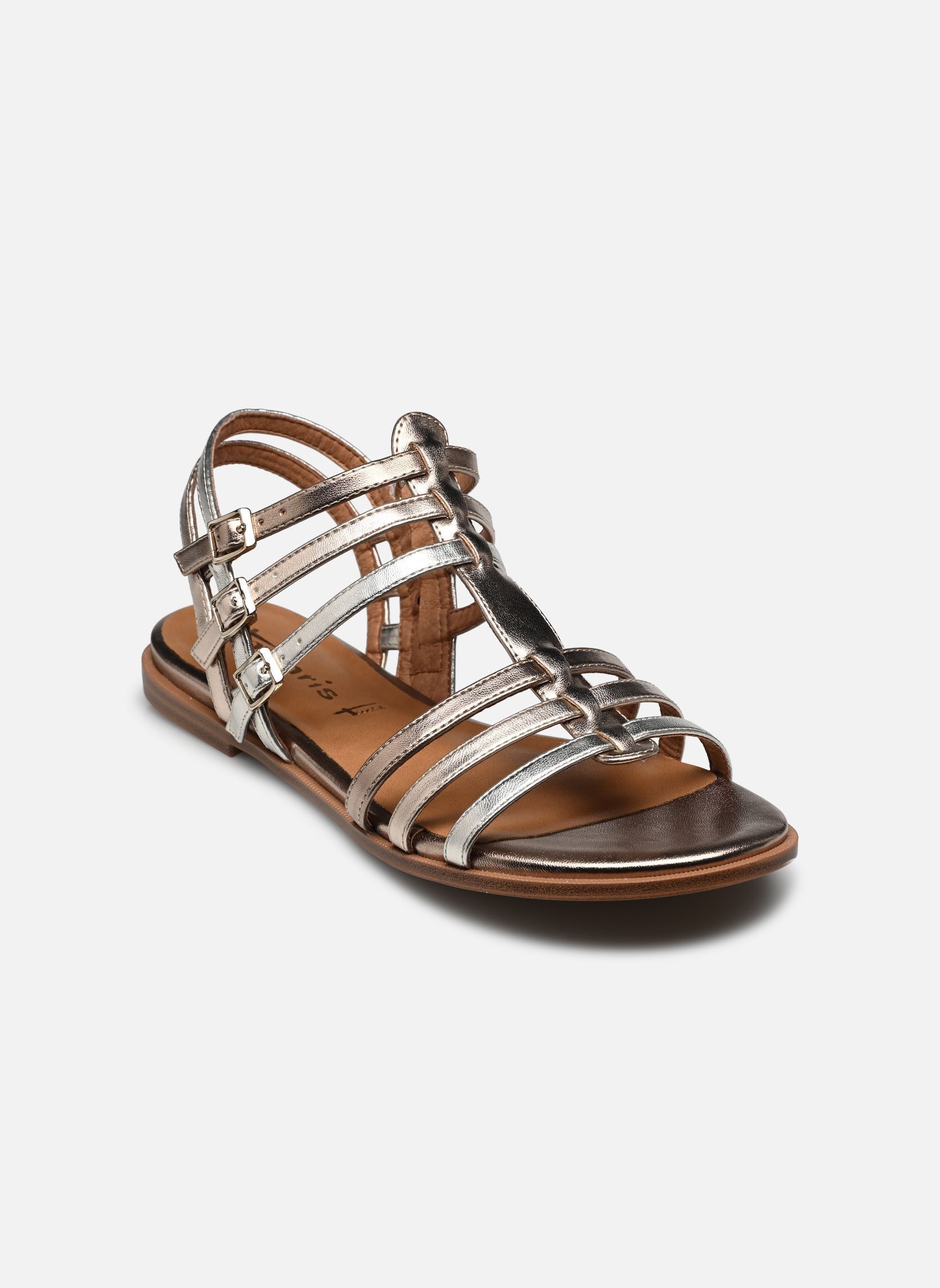 Sandali piatti 28155-44 donna oro e bronzo Tamaris Sandali piatti 28155-44 donna oro e bronzo BRONCE COMB