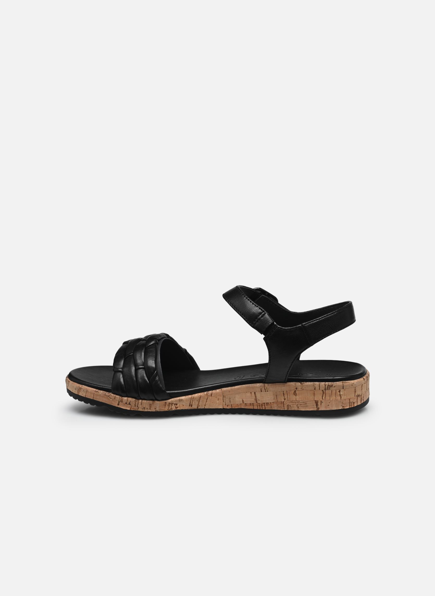 Sandales plates 28156-44 femme noir Tamaris Sandales plates 28156-44 femme noir BLACK