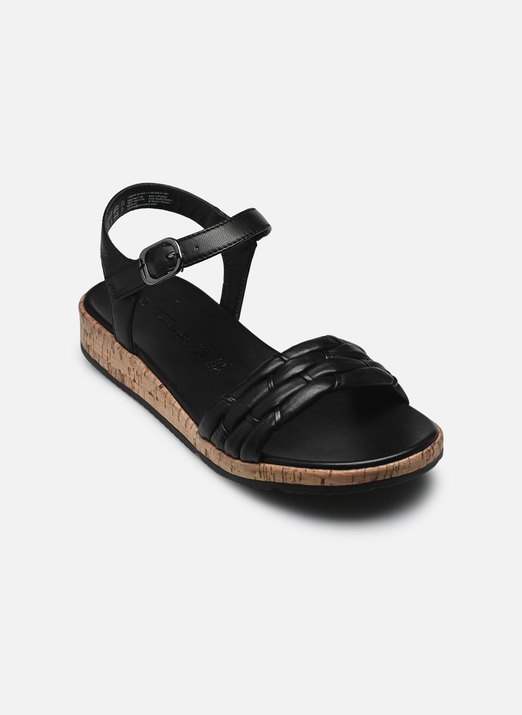 Sandales plates 28156-44 femme noir Tamaris Sandales plates 28156-44 femme noir BLACK