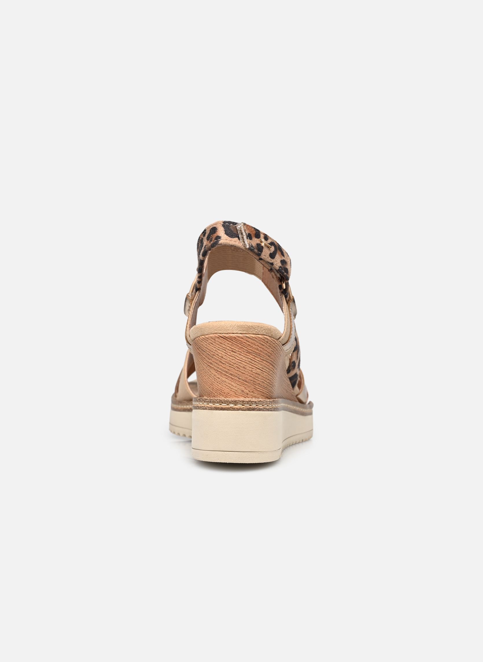 Sandales compensées et plateformes 28357-44 femme marron Tamaris Sandales compensées et plateformes 28357-44 femme marron TAN COMB