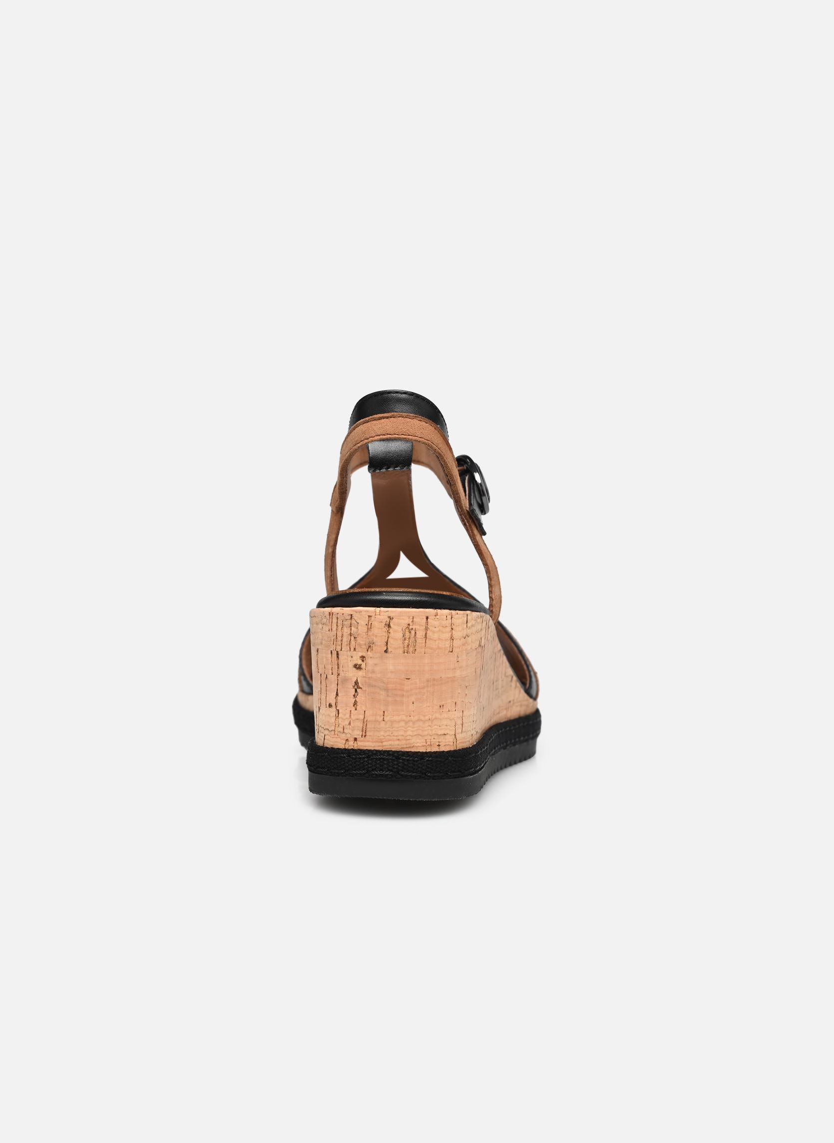 Sandalen met sleehak en plateau 28358-44 dames zwart Tamaris Sandalen met sleehak en plateau 28358-44 dames zwart BLACK COMB