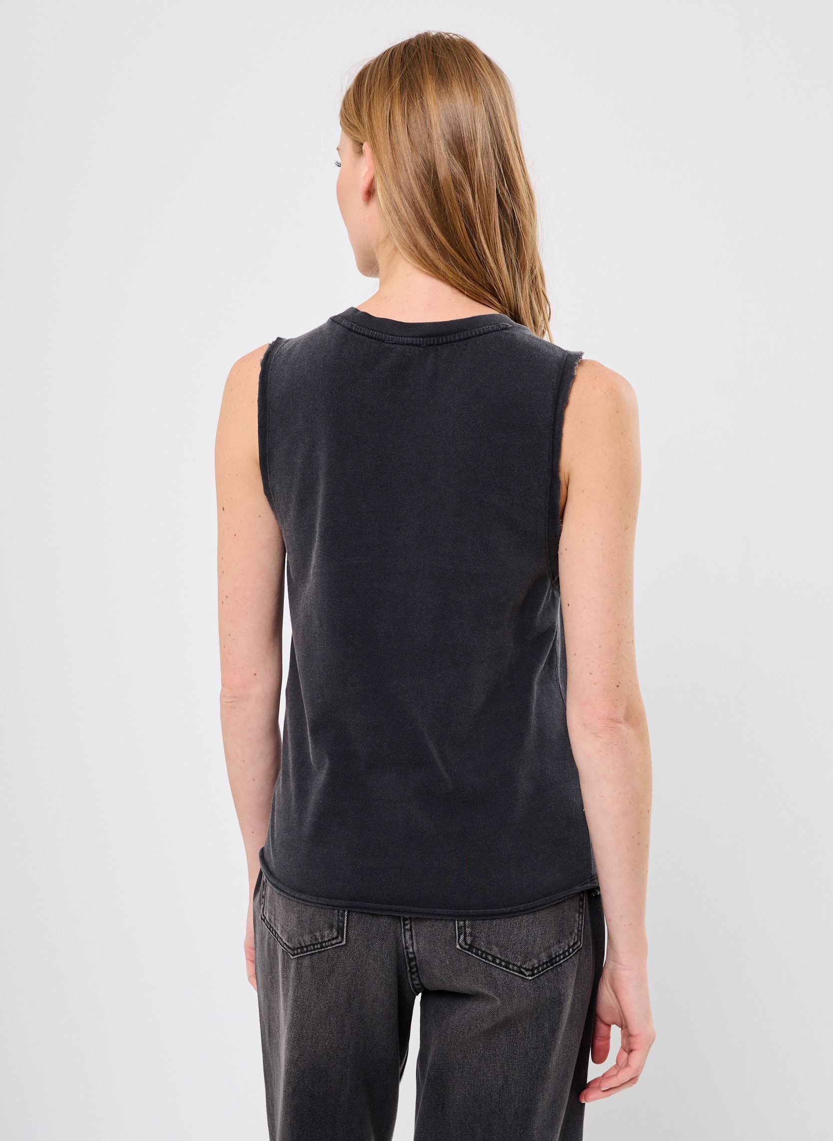 Débardeurs FDEB30002K femme noir The Kooples Débardeurs FDEB30002K femme noir BLA55