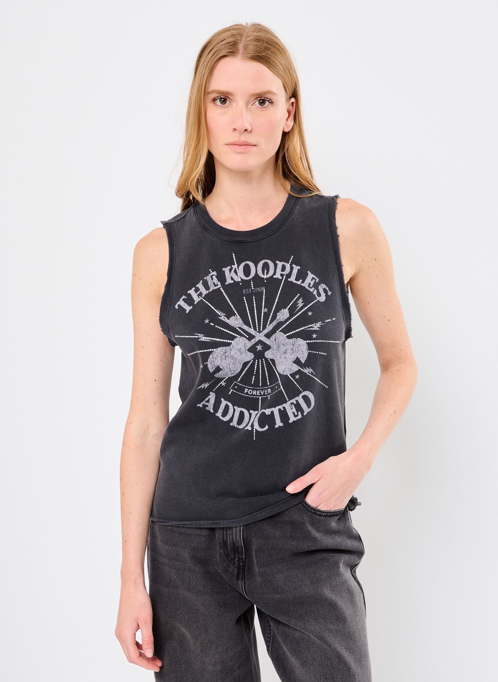 Vêtements The Kooples FDEB30002K pour Accessoires - vue 2