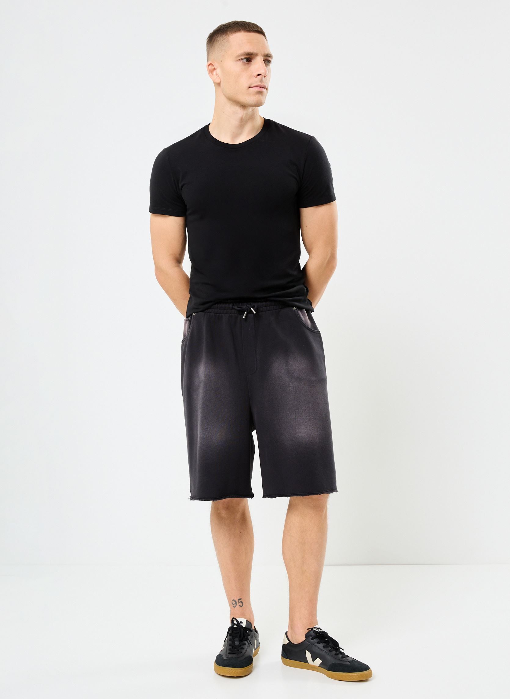 Shorts HSHO30022K heren zwart The Kooples Shorts HSHO30022K heren zwart BLA55