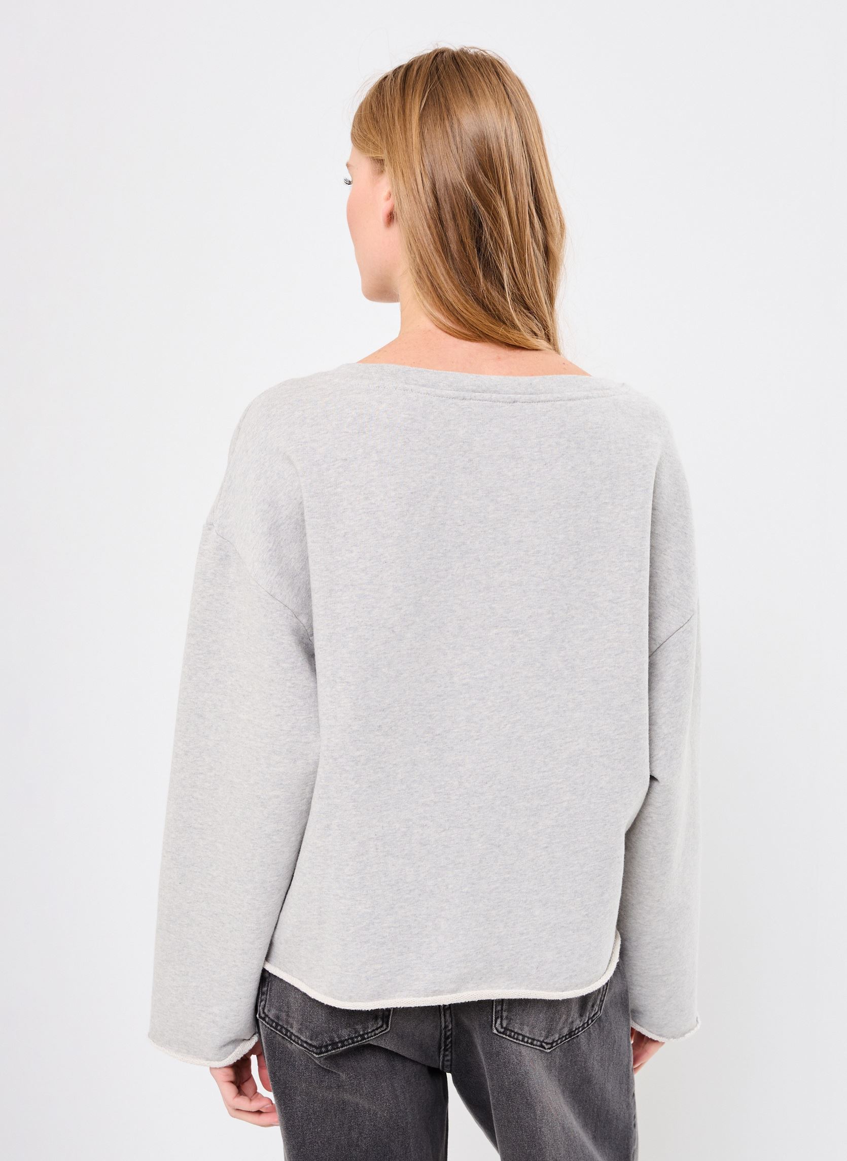 Sweatshirts FSWE30013K femme gris The Kooples Sweatshirts FSWE30013K femme gris GRY23