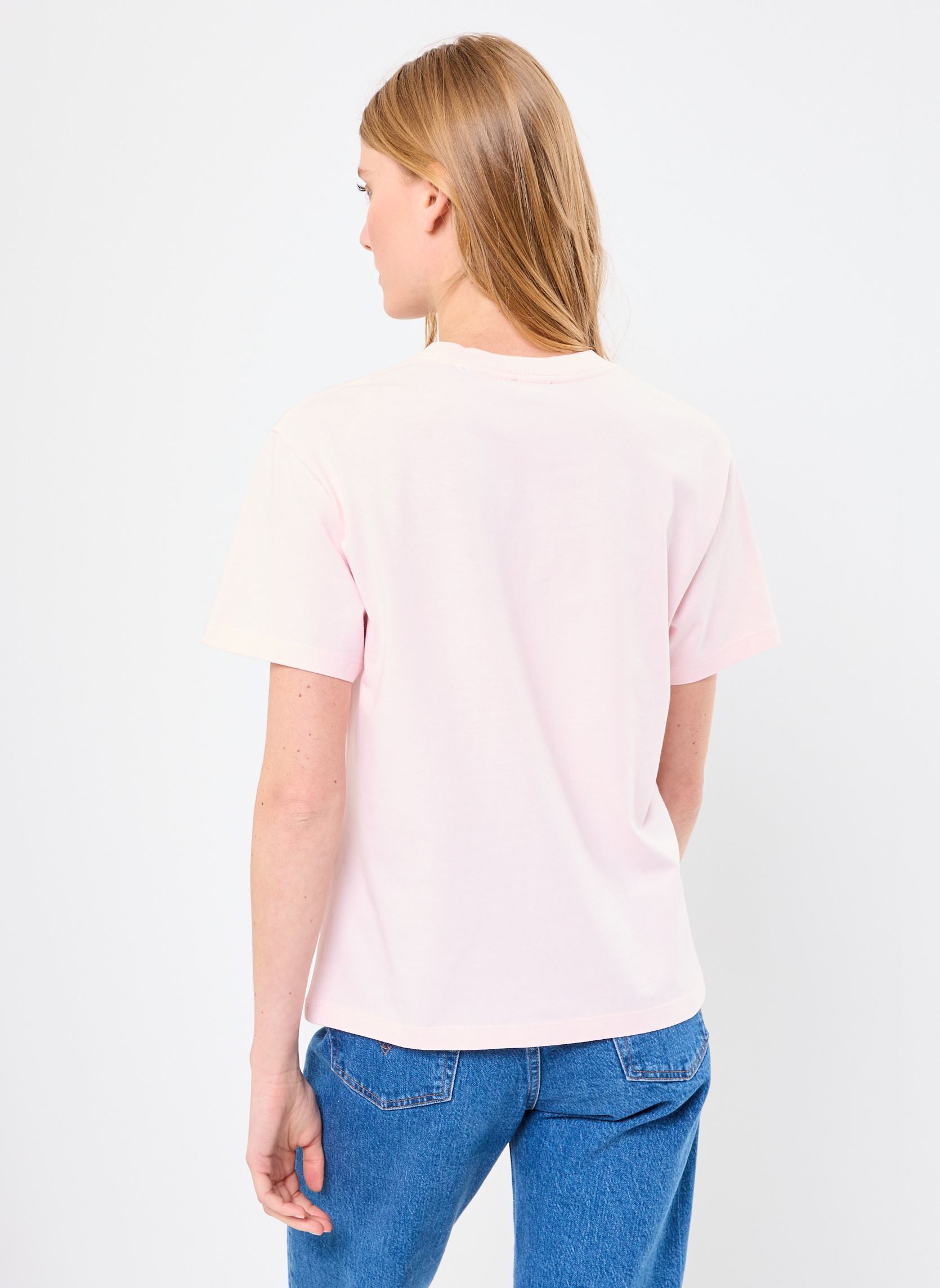 Tee-shirts manches courtes FTSC30008K femme rose The Kooples Tee-shirts manches courtes FTSC30008K femme rose LIL01