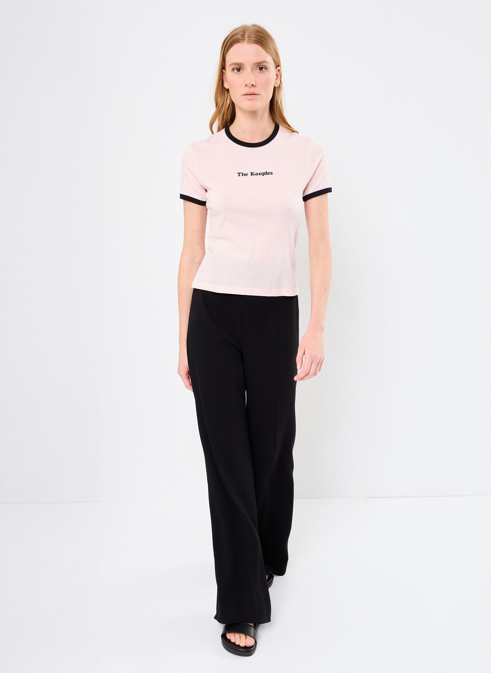 Camisetas de manga corta FTSC30024K mujer rosa The Kooples Camisetas de manga corta FTSC30024K mujer rosa LIL01
