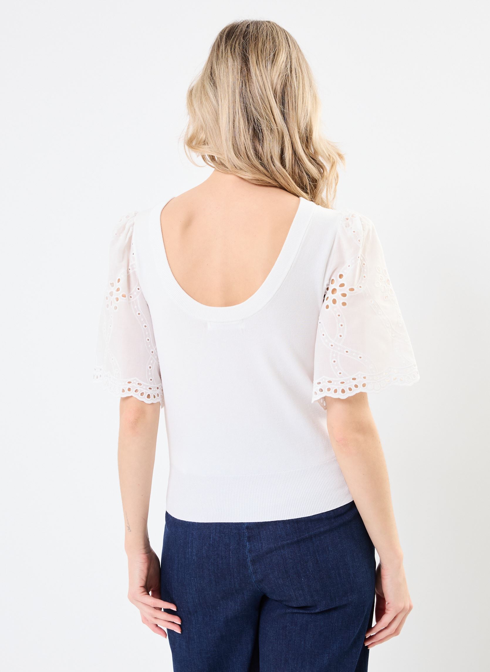 Pullover MALAGA damen weiß MADE BY Pullover MALAGA damen weiß Bright white