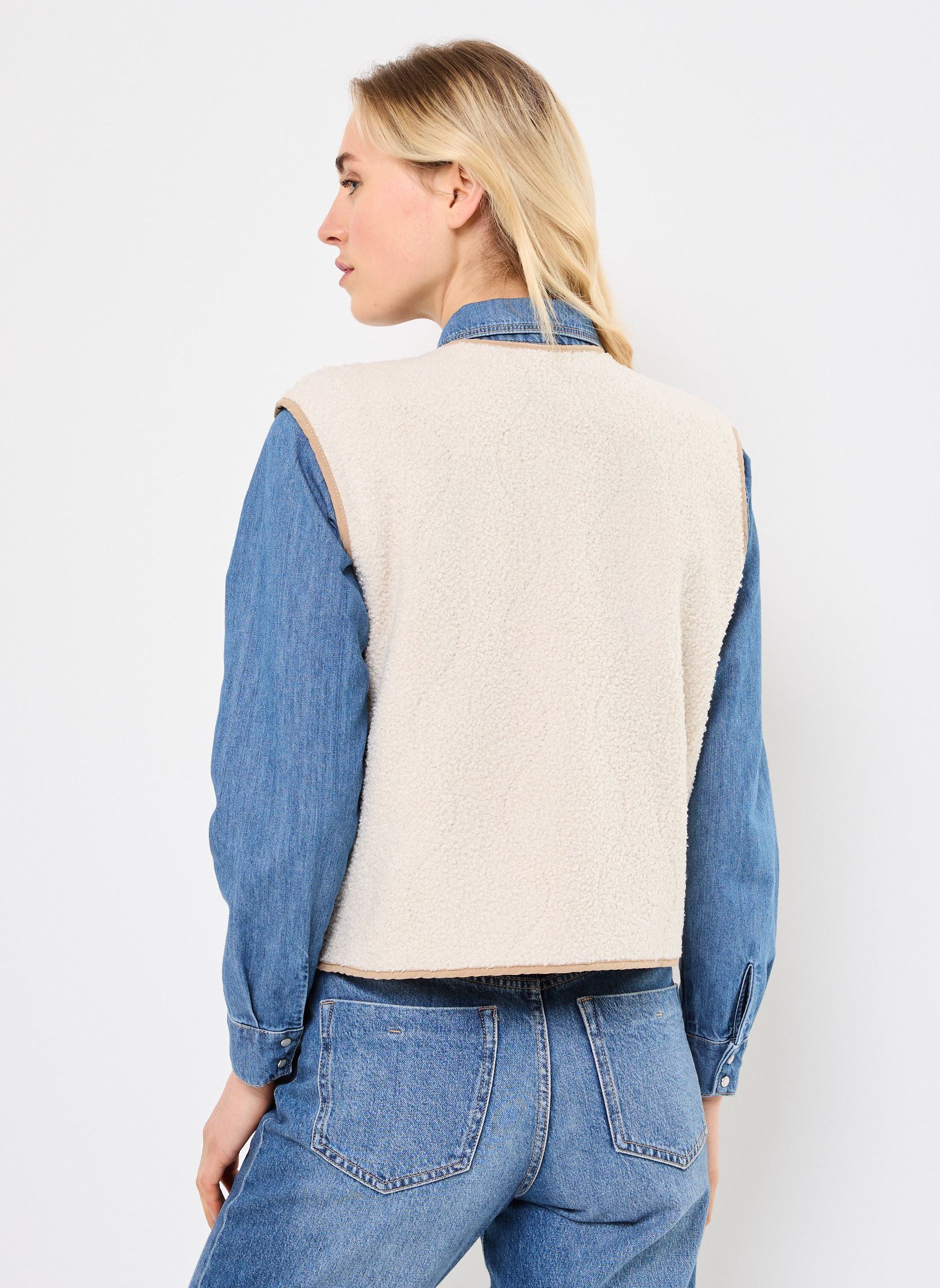 Gilets MY-SHERPA femme blanc Georgia Rose Gilets MY-SHERPA femme blanc CLOUD DANCER