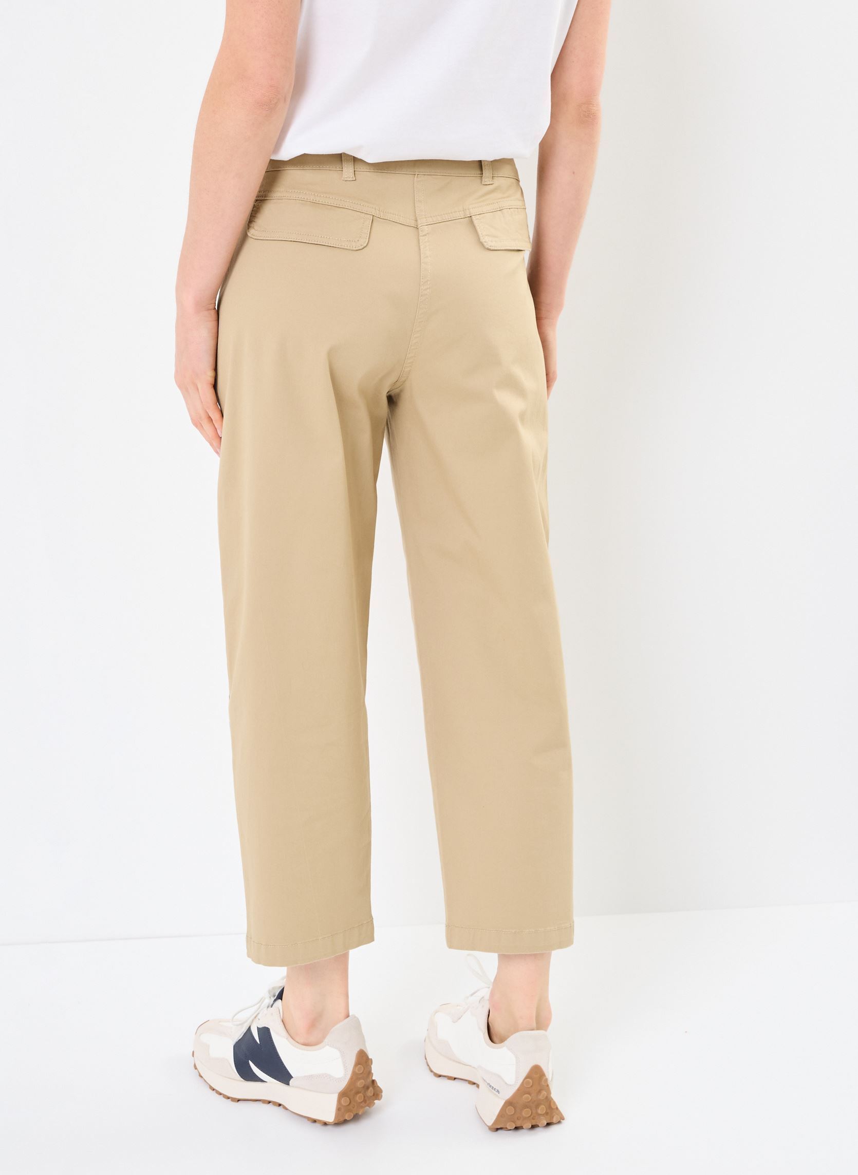 Pantaloni chino PRONY donna beige MADE BY Pantaloni chino PRONY donna beige TWILL