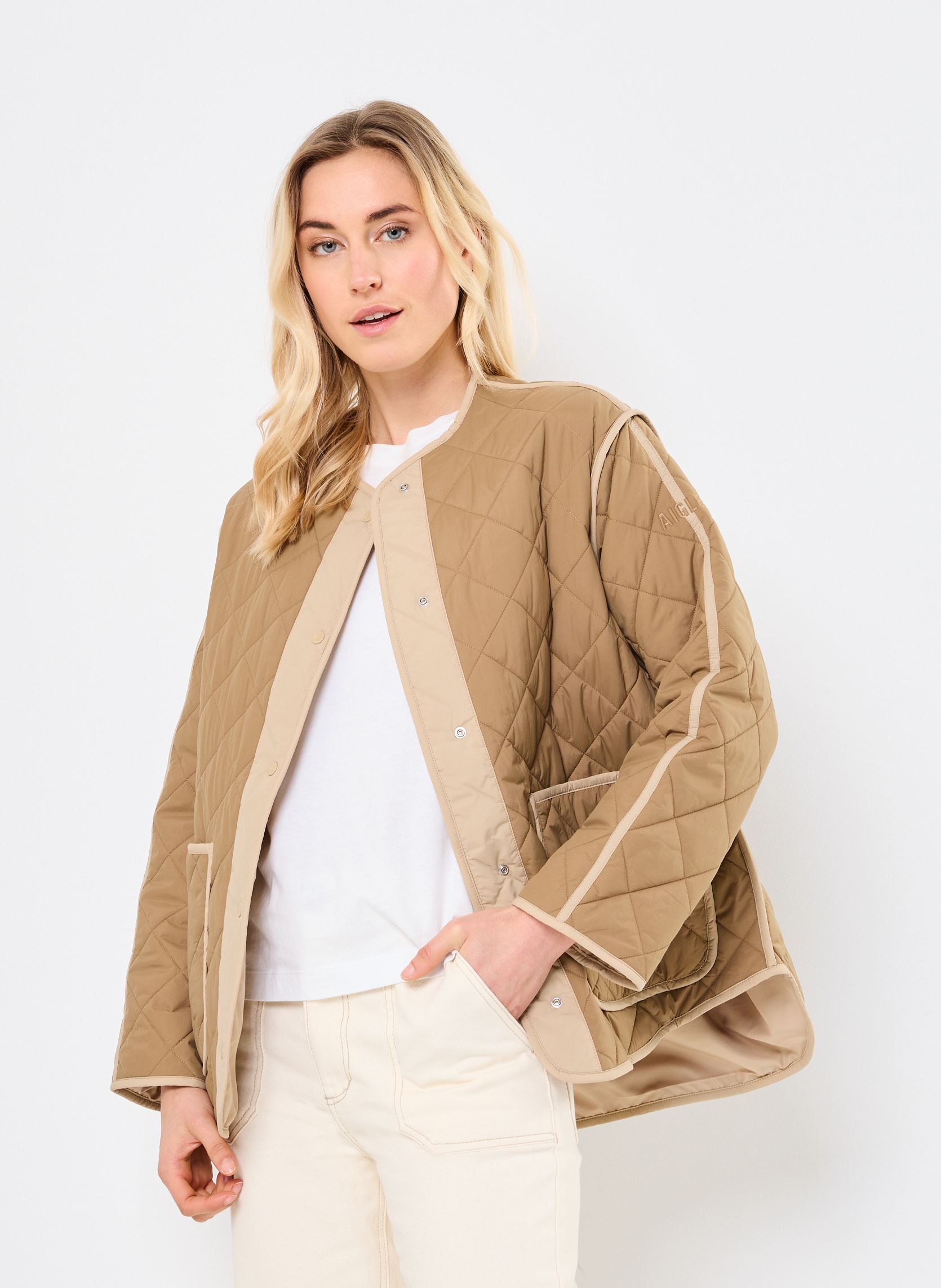 Vêtements Aigle Veste matelassée déperlante pour Accessoires