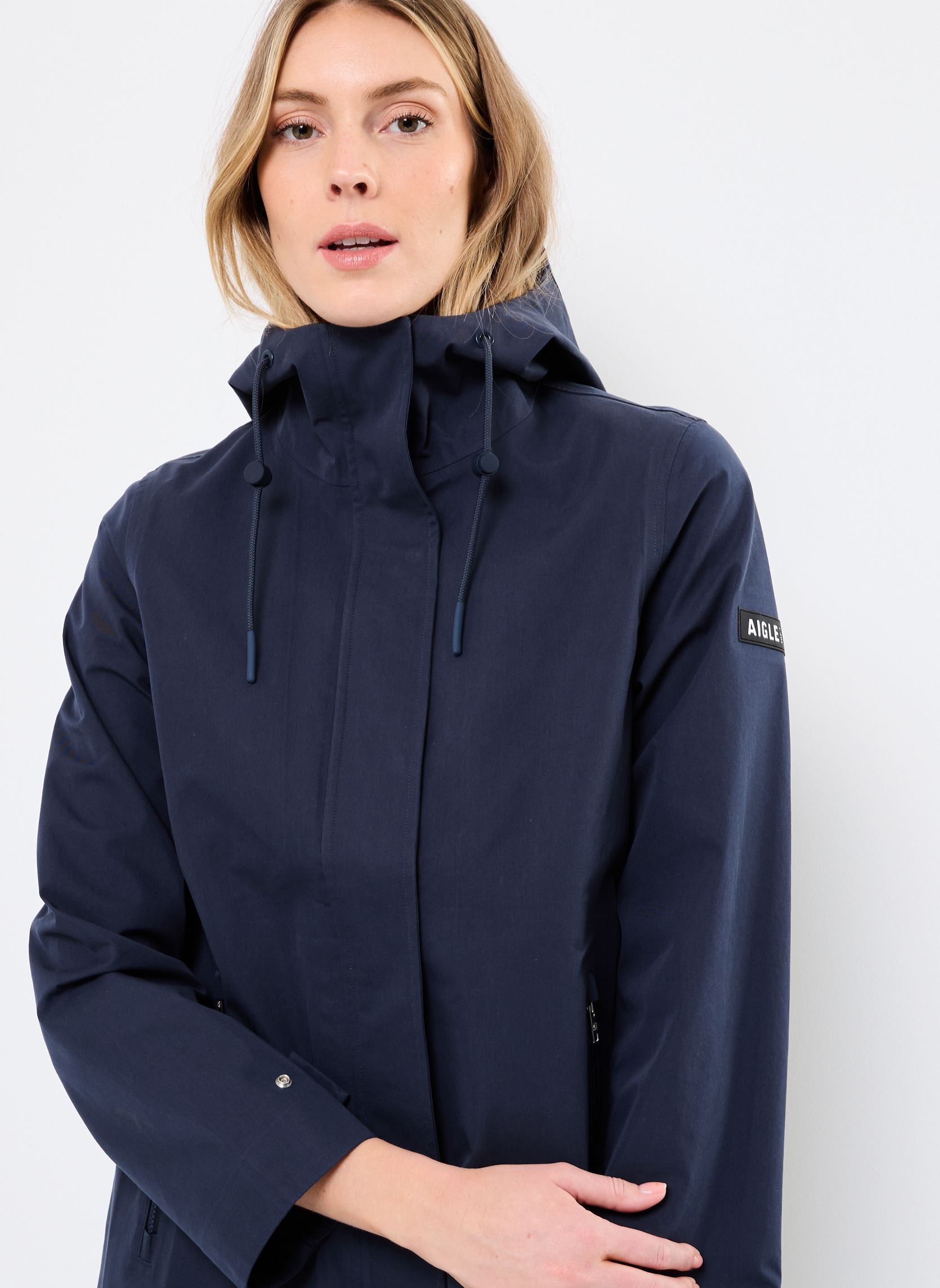 Parkas Parka longue 3 couches imperméable MTD® damen blau Aigle Parkas Parka longue 3 couches imperméable MTD® damen blau Empire