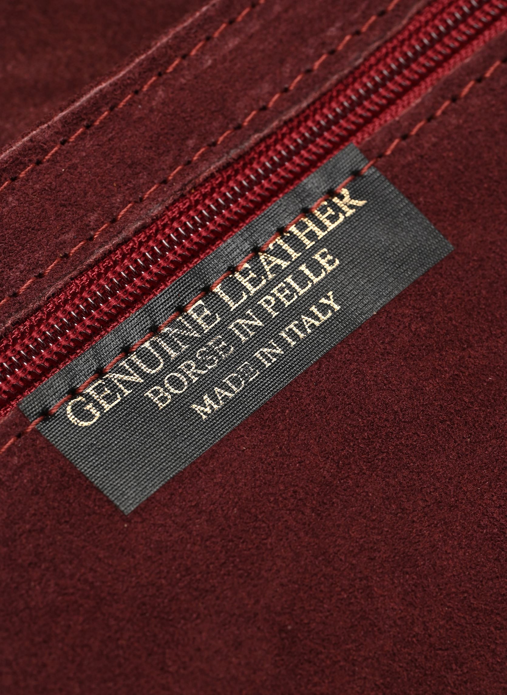 Petit sac à main femme Sofia en cuir bordeaux