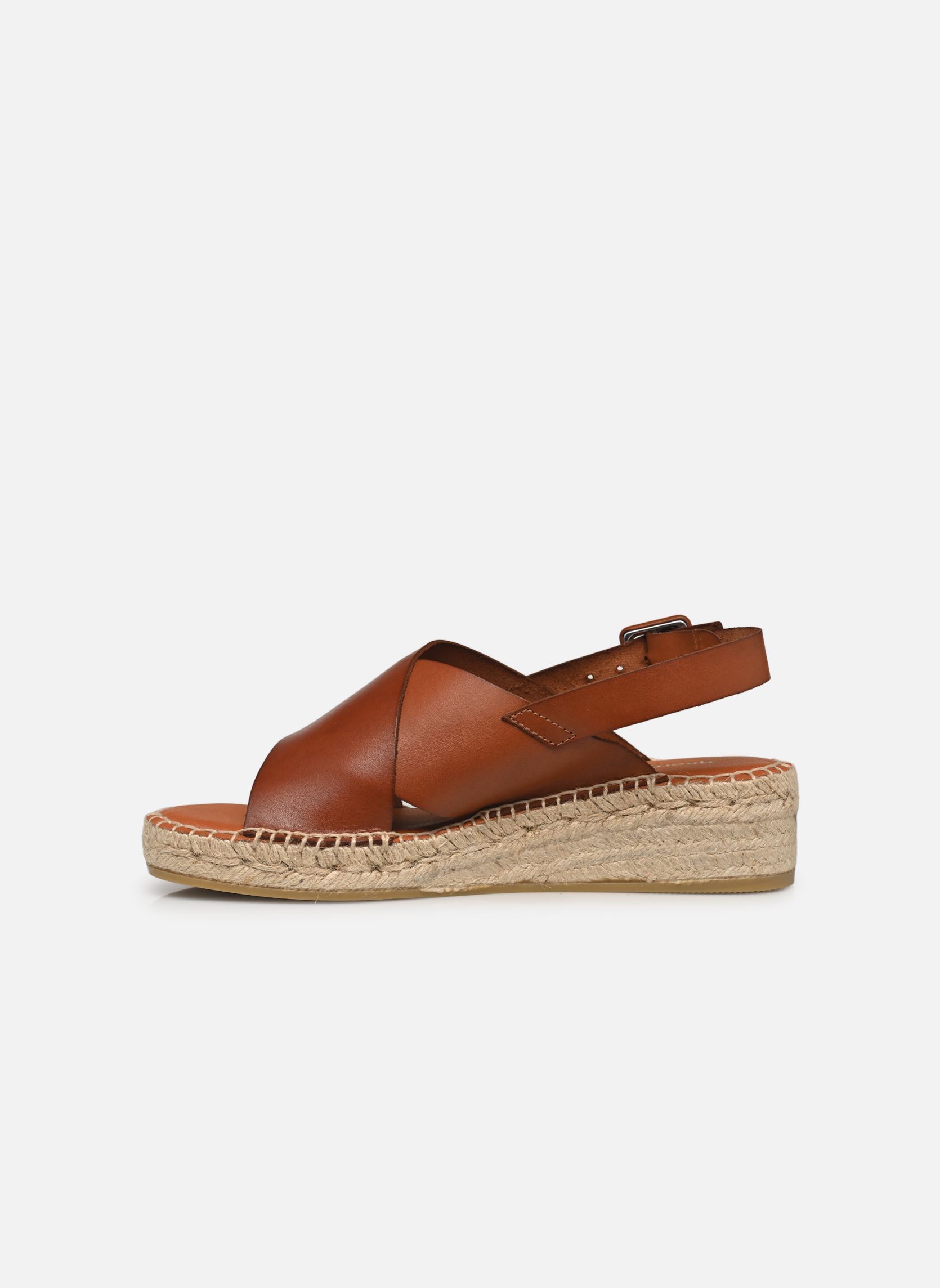 Espadrillas con zeppa e plateau Icore donna marrone Georgia Rose Espadrillas con zeppa e plateau Icore donna marrone COGNAC