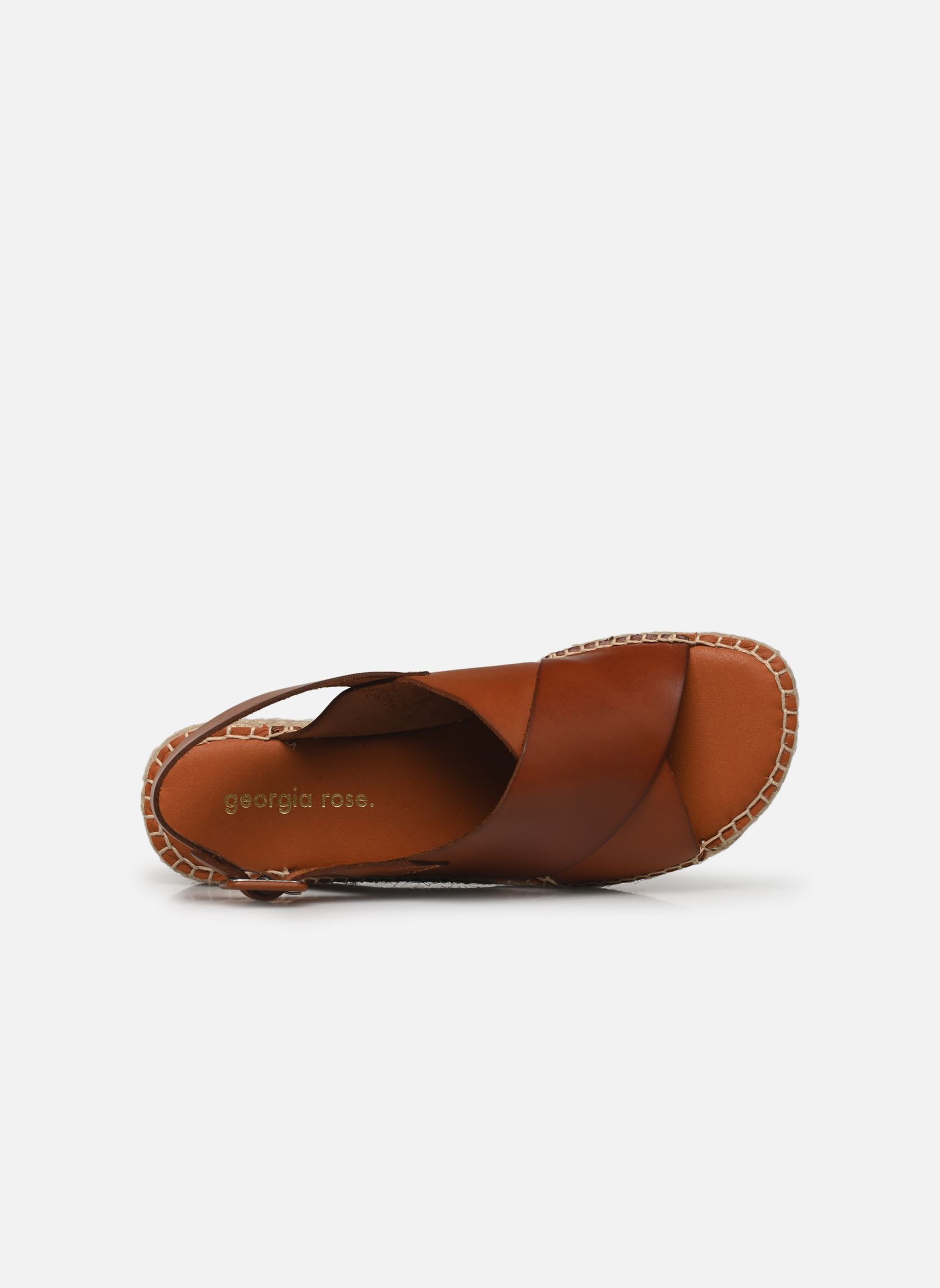 Espadrillas con zeppa e plateau Icore donna marrone Georgia Rose Espadrillas con zeppa e plateau Icore donna marrone COGNAC