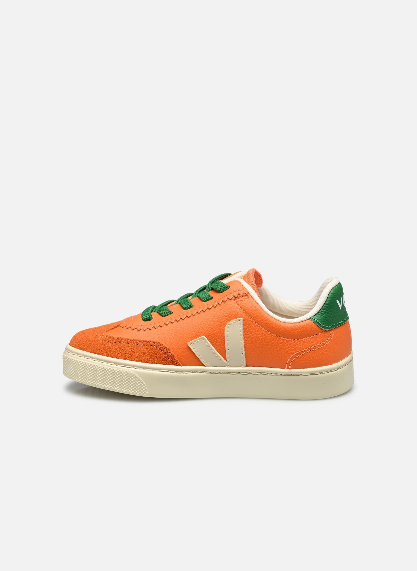 Baskets SMALL VOLLEY X THE SOCIAL FOOD - Lacets orange Veja Baskets SMALL VOLLEY X THE SOCIAL FOOD - Lacets orange FURY_CALCAIRE