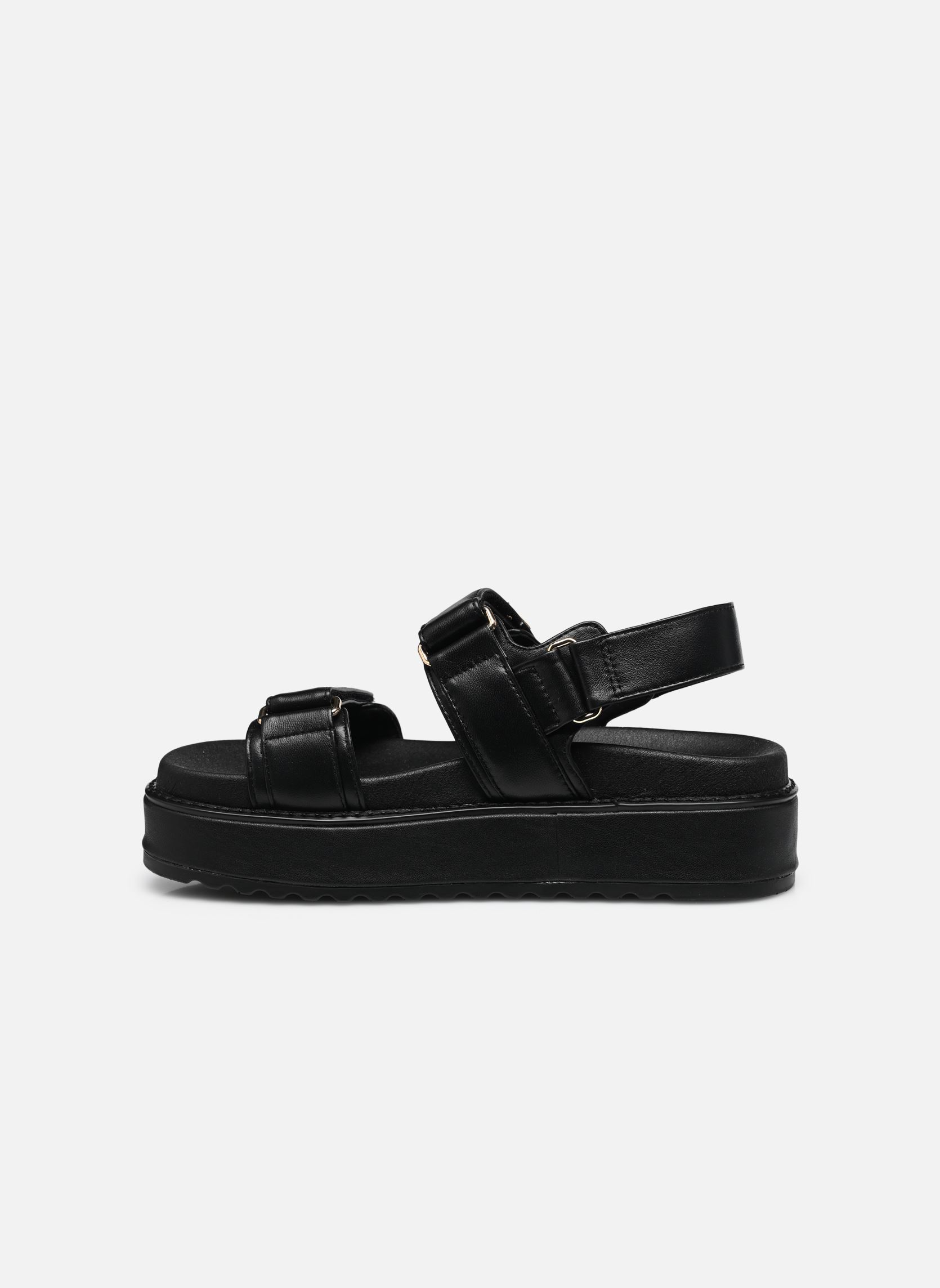 Sandales compensées et plateformes Bigmona femme noir Steve Madden Sandales compensées et plateformes Bigmona femme noir Black leather