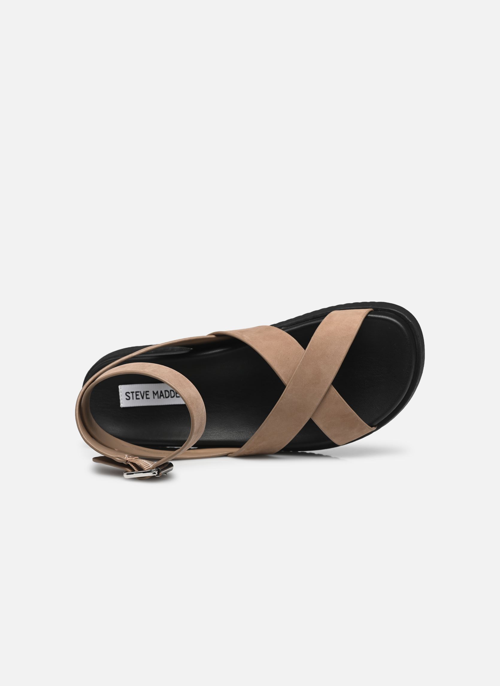 Platte sandalen My Bestie dames bruin Steve Madden Platte sandalen My Bestie dames bruin Taupe Nubuck