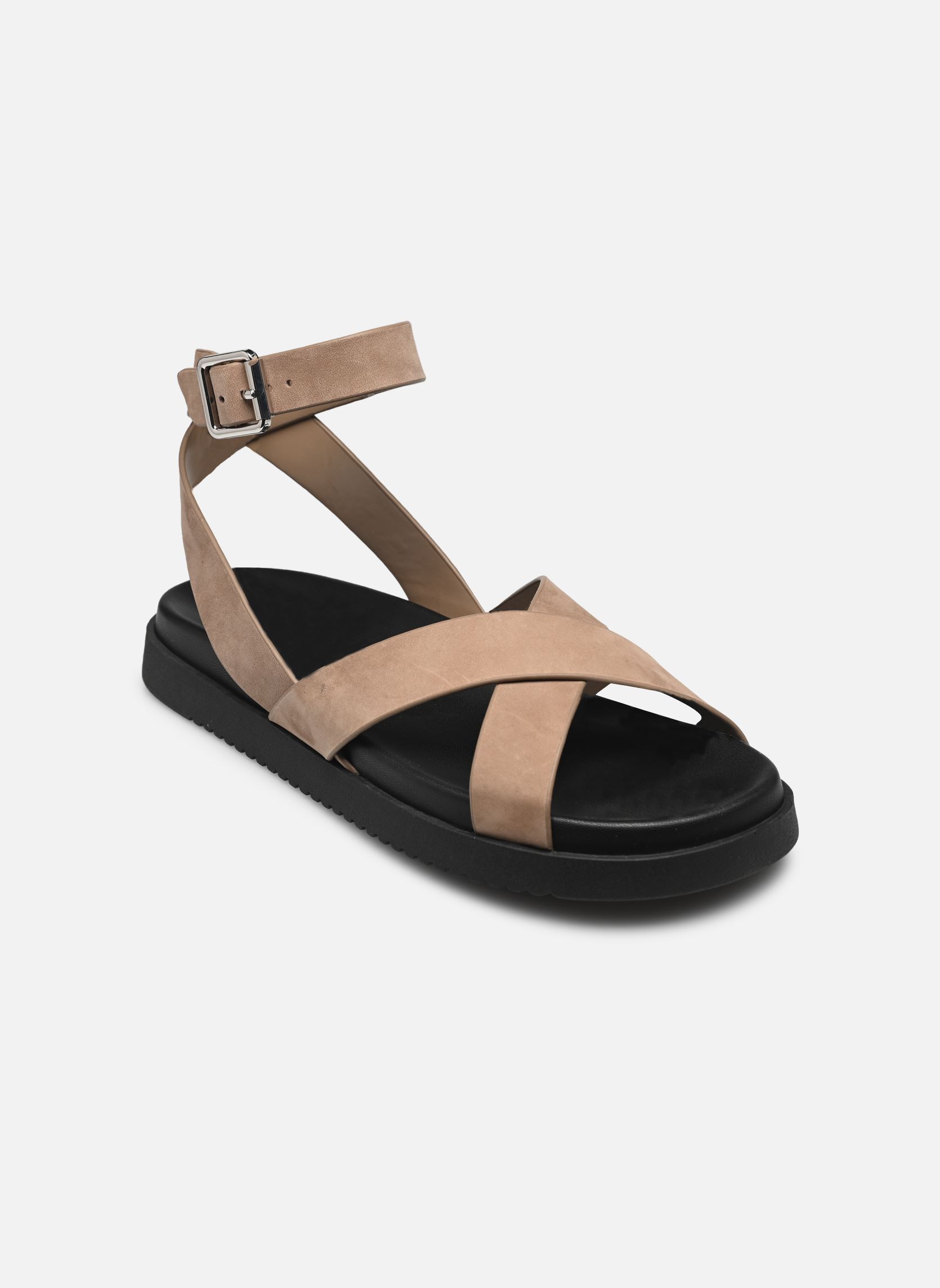 Platte sandalen My Bestie dames bruin Steve Madden Platte sandalen My Bestie dames bruin Taupe Nubuck