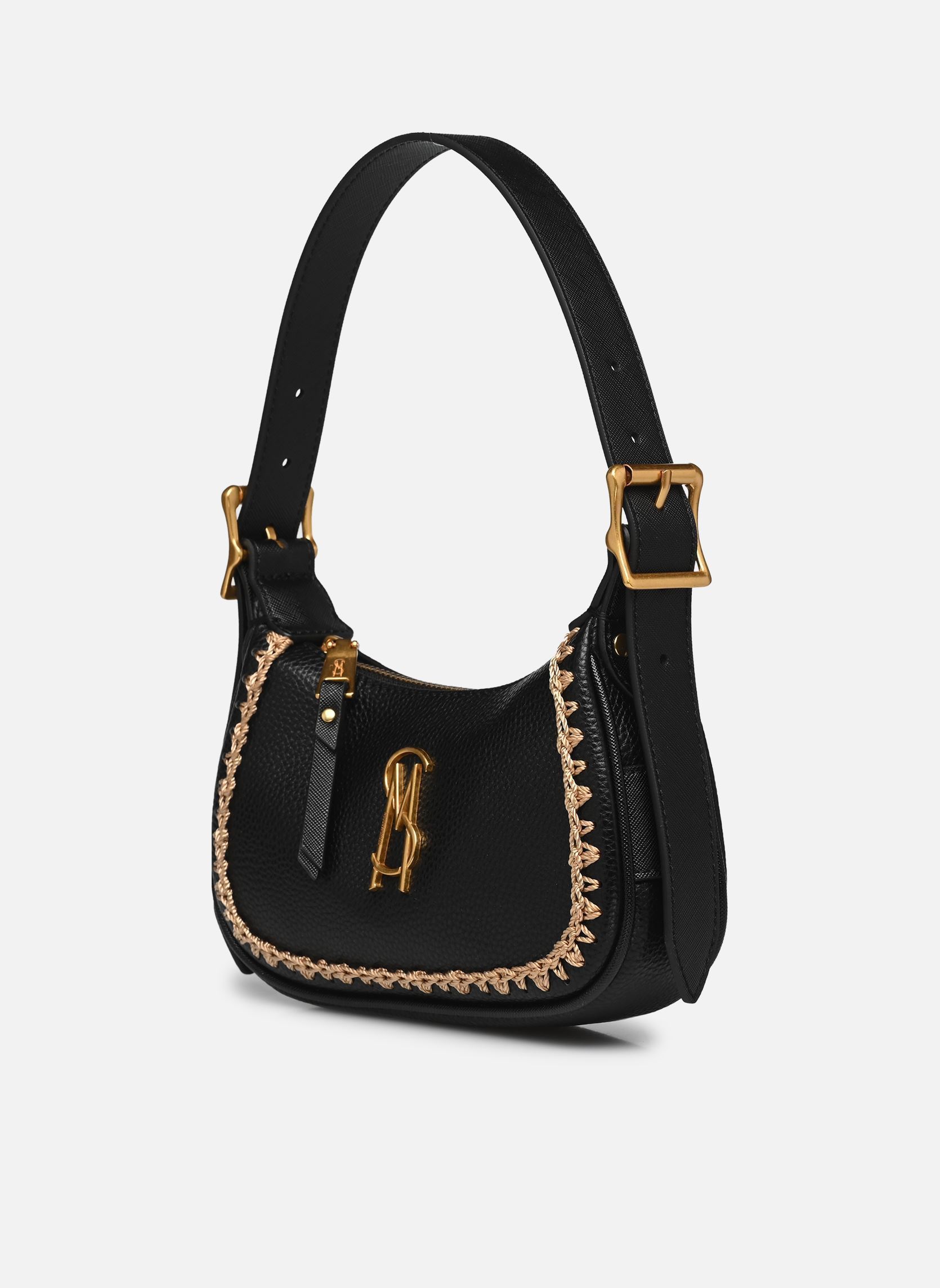 Sacs bandoulière Belia femme noir Steve Madden Sacs bandoulière Belia femme noir Black Gold