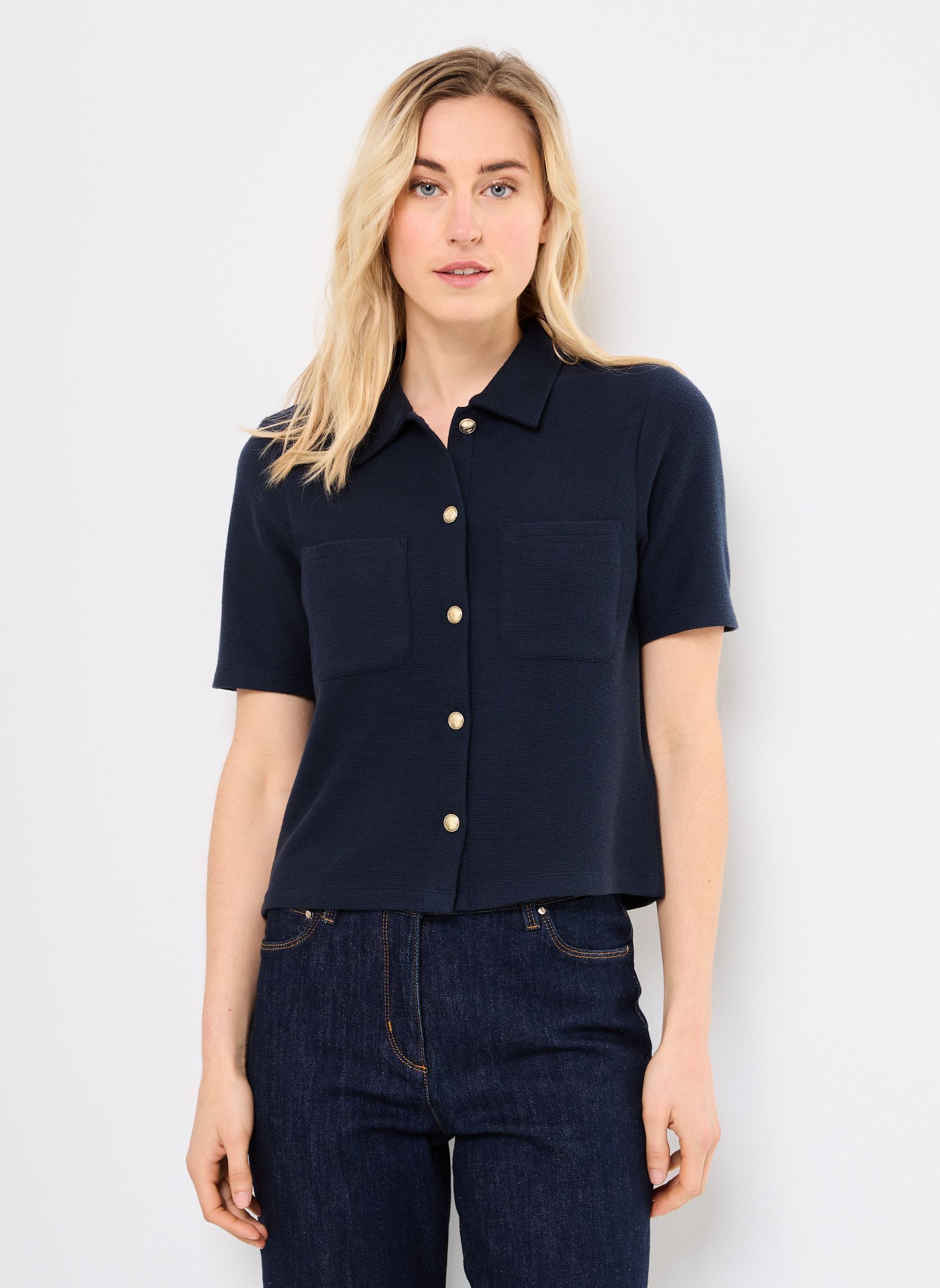 Gilets MIPACHE femme bleu Georgia Rose Gilets MIPACHE femme bleu BLACK IRIS
