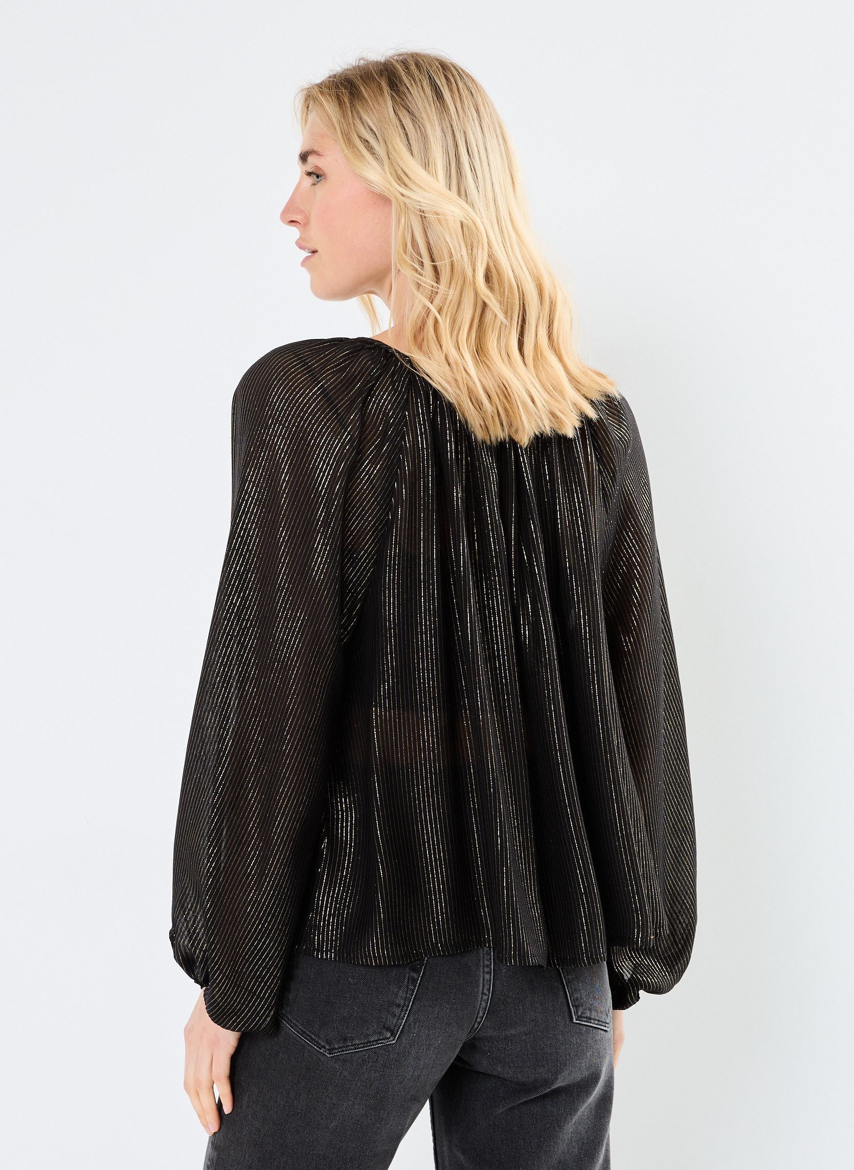 Blouses manches longues BLAZIE femme noir La Petite Etoile Blouses manches longues BLAZIE femme noir NOIR