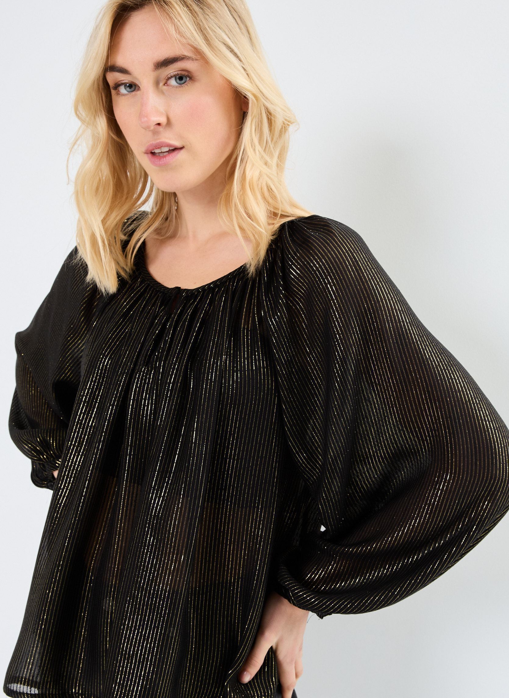 Blouses manches longues BLAZIE femme noir La Petite Etoile Blouses manches longues BLAZIE femme noir NOIR
