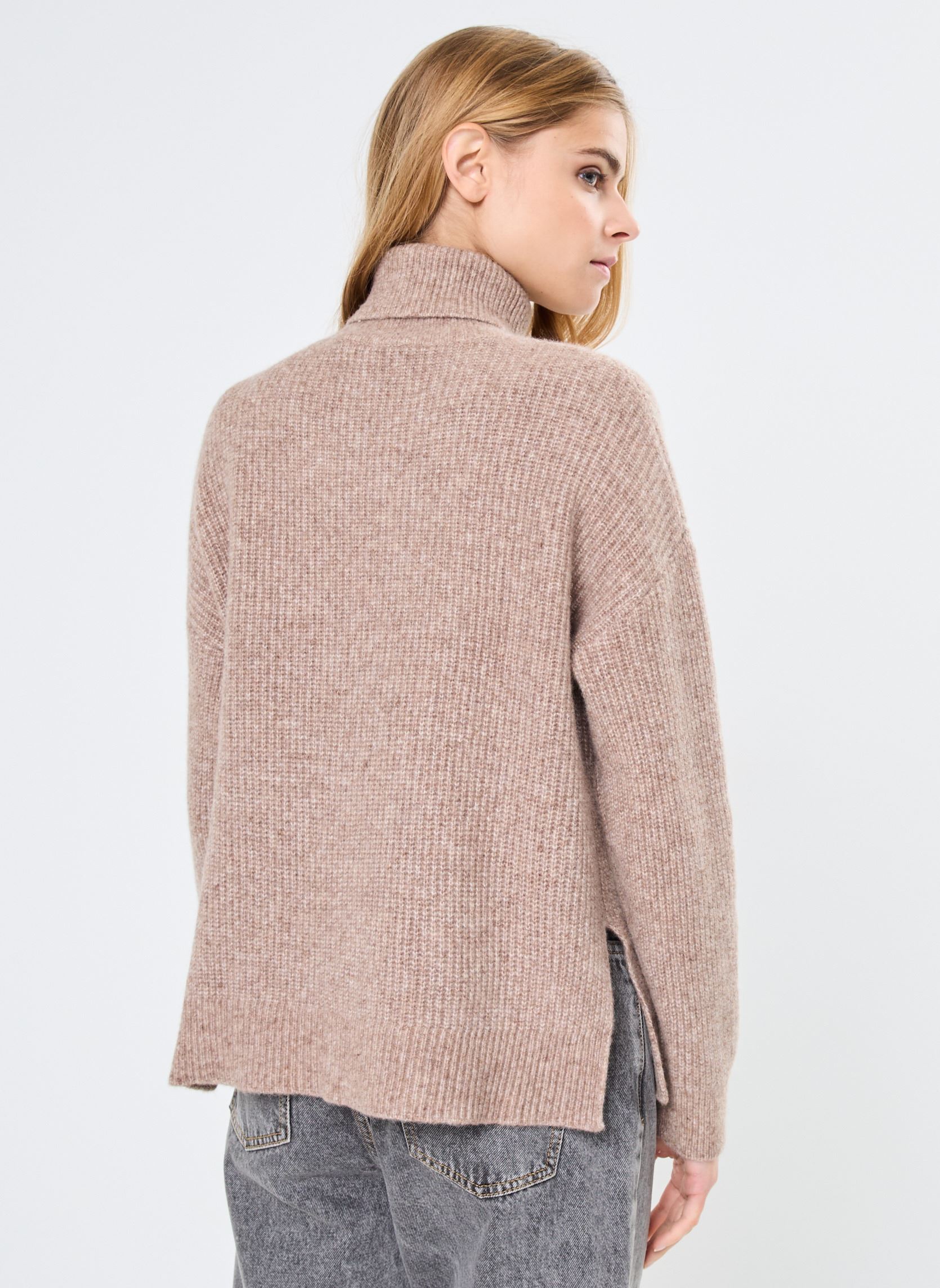 Pulls MARTHY femme beige La Petite Etoile Pulls MARTHY femme beige Taupe
