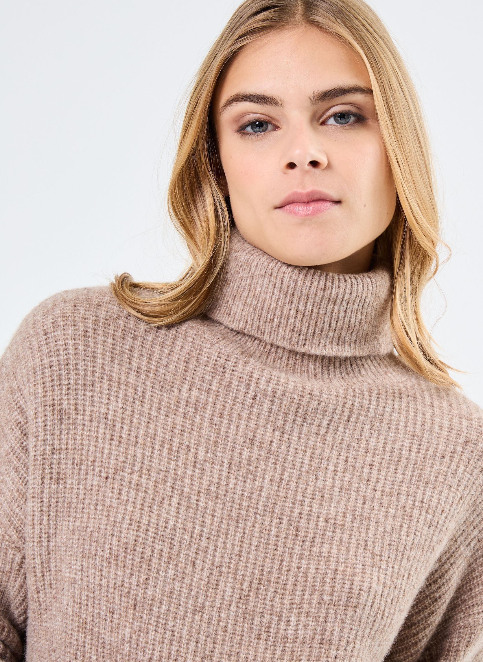 Pulls MARTHY femme beige La Petite Etoile Pulls MARTHY femme beige Taupe