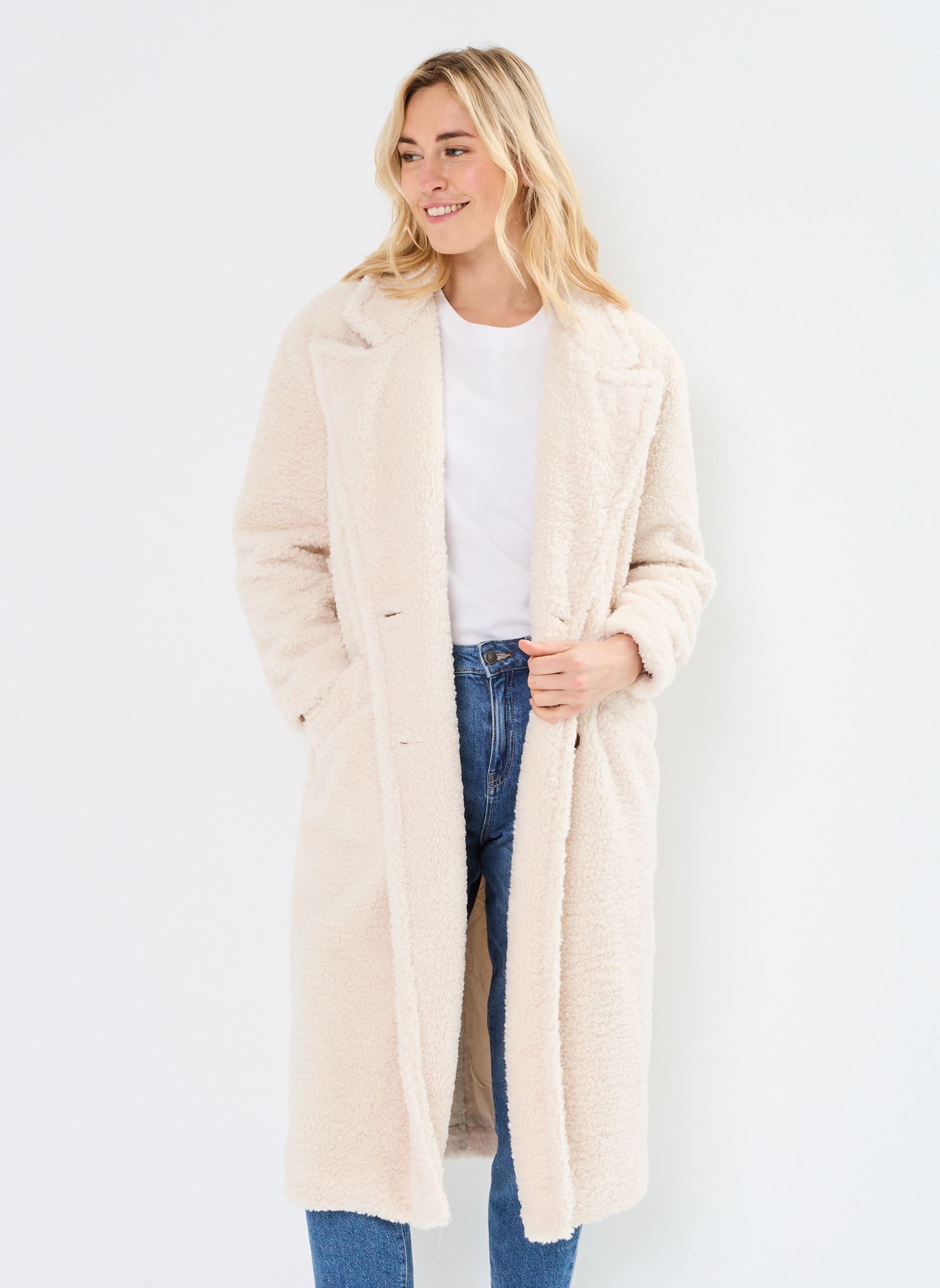 Manteaux NAELLE femme blanc La Petite Etoile Manteaux NAELLE femme blanc Ecru