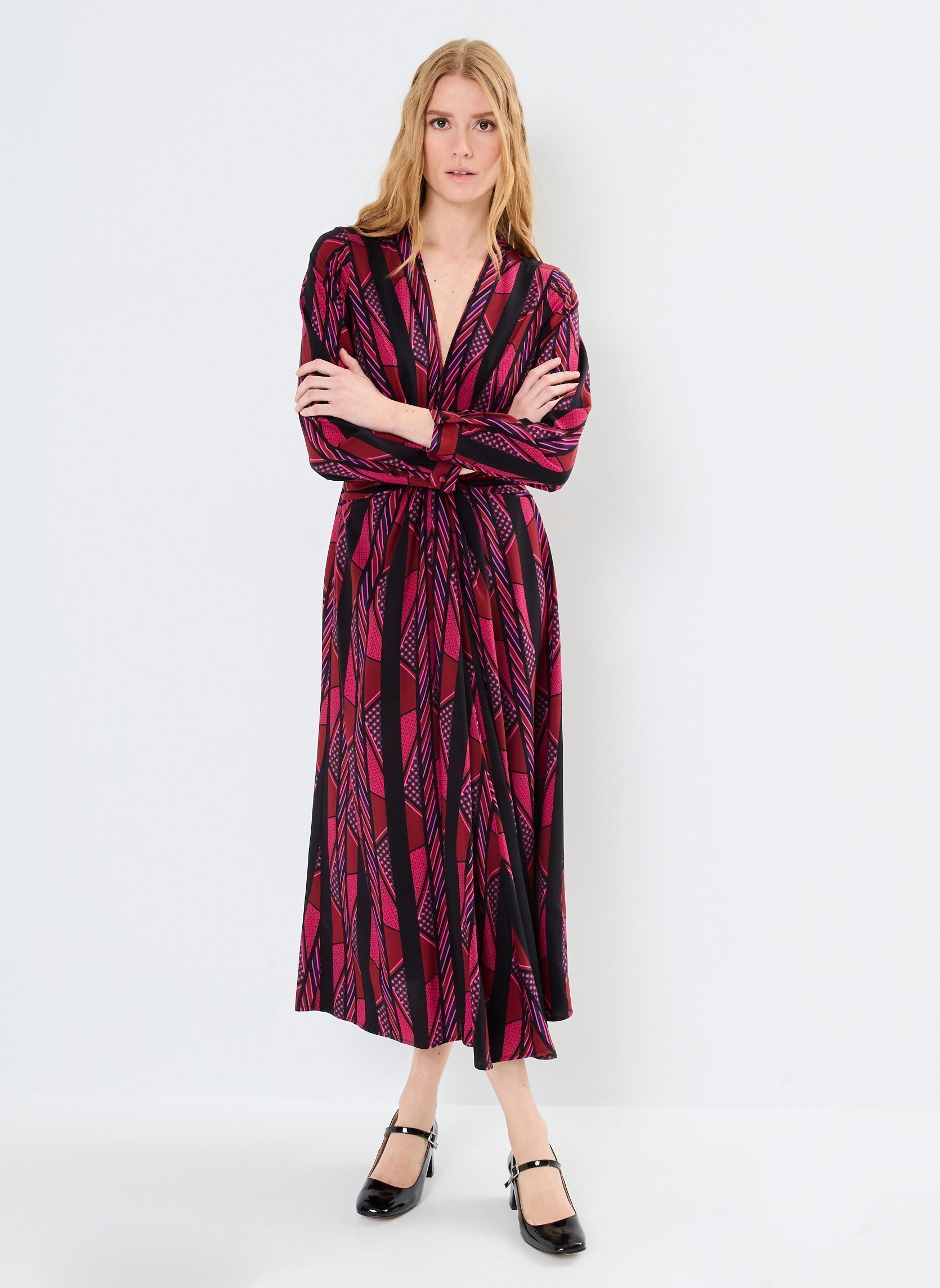 Vestiti lunghi REY donna multicolore La Petite Etoile Vestiti lunghi REY donna multicolore CRAVATE