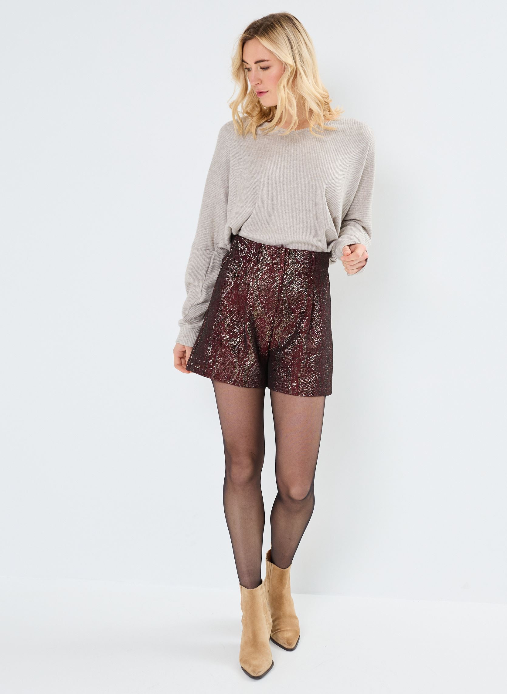 Shorts SOLINA damen rot La Petite Etoile Shorts SOLINA damen rot Python