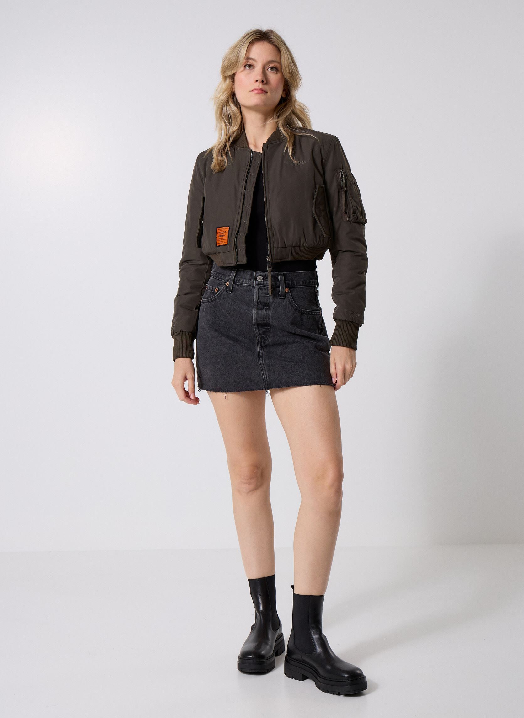 Blousons Original 102 Women femme vert Bombers Original Blousons Original 102 Women femme vert DARK KAKI