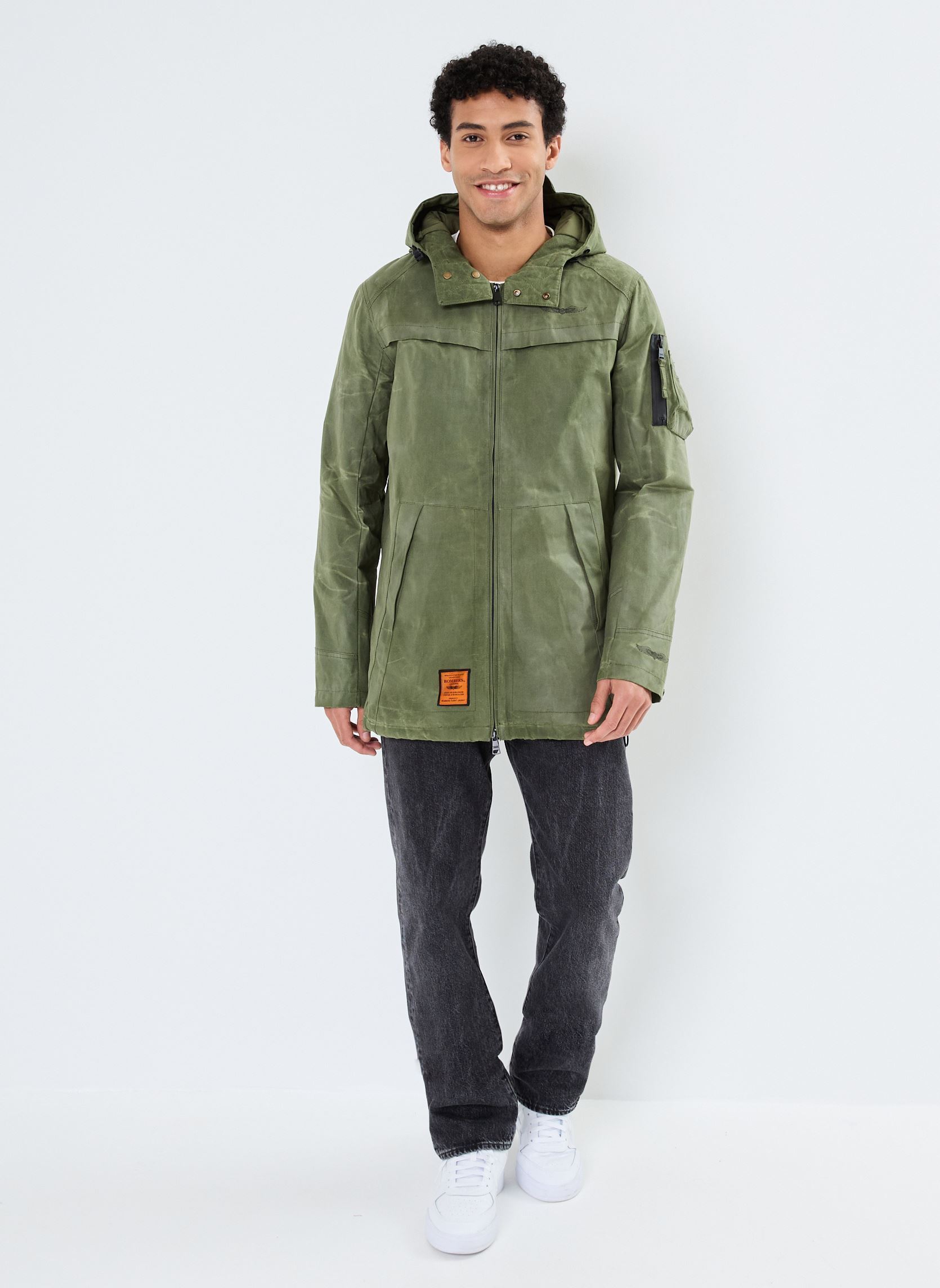 Parkas Marshall Men herren grün Bombers Original Parkas Marshall Men herren grün KAKI