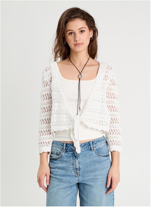 Cache Cache Gilets GILAJOUNOUE femme blanc