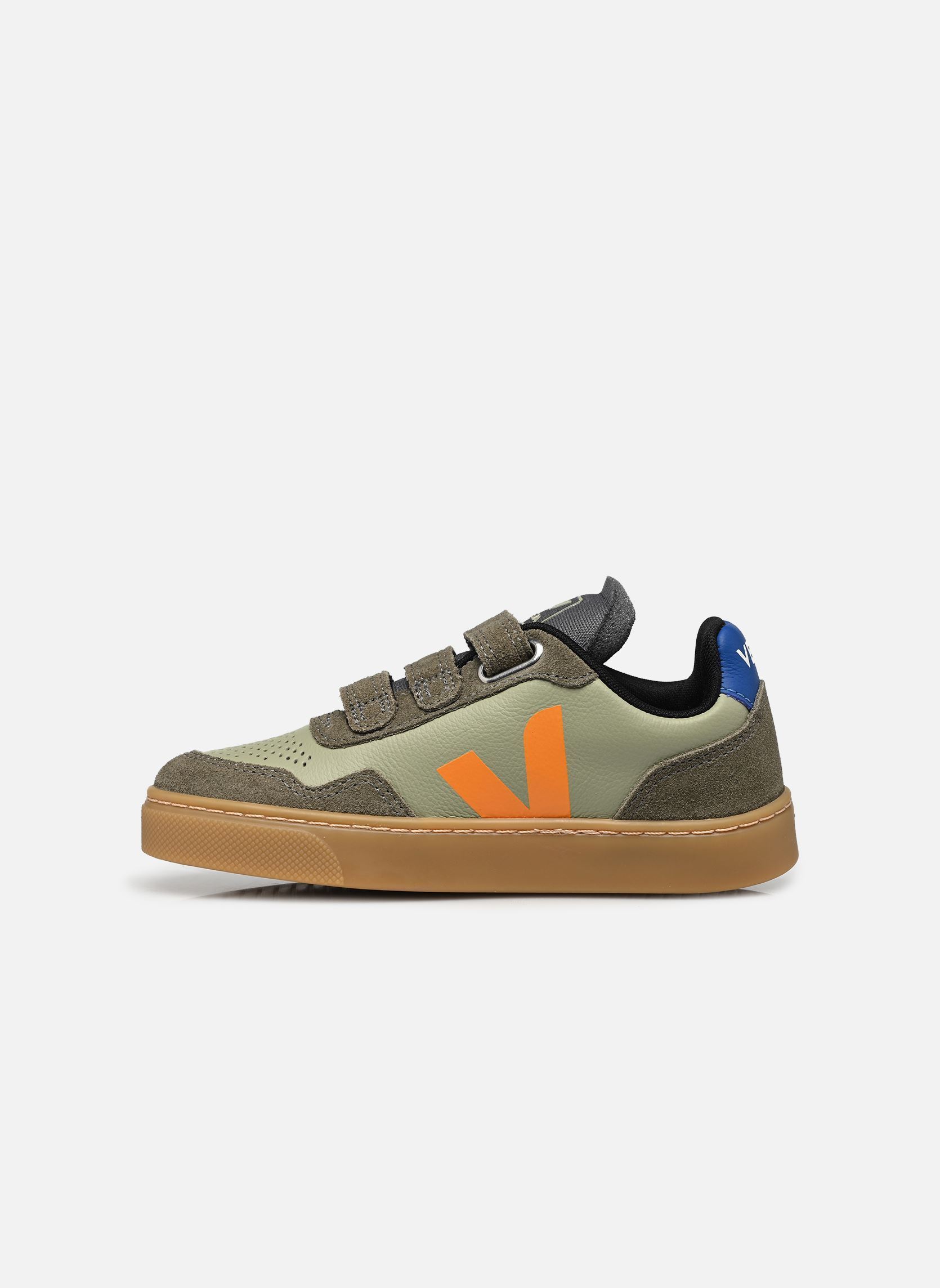 Niedrige Sneaker Small V-90 O.T. Leather grün Veja Niedrige Sneaker Small V-90 O.T. Leather grün CLAY_MANGO_KAKI