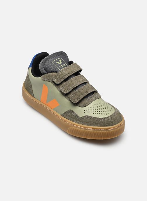 Veja Niedrige Sneaker Small V-90 O.T. Leather grün