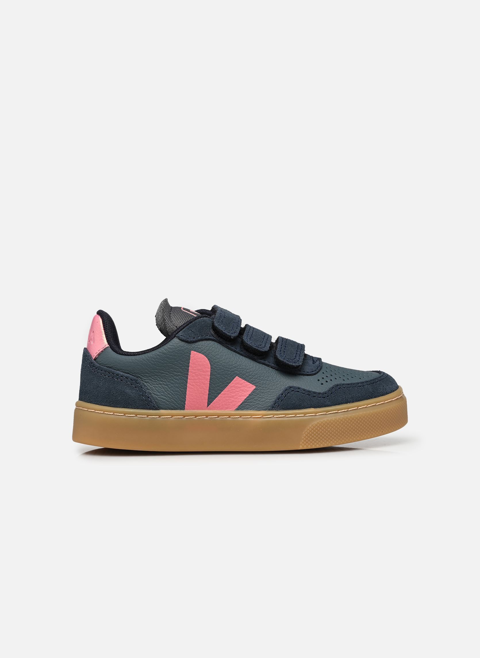 Baskets basses Small V-90 O.T. Leather fille bleu Veja Baskets basses Small V-90 O.T. Leather fille bleu CALIFORNIA_MARY_NAUTICO