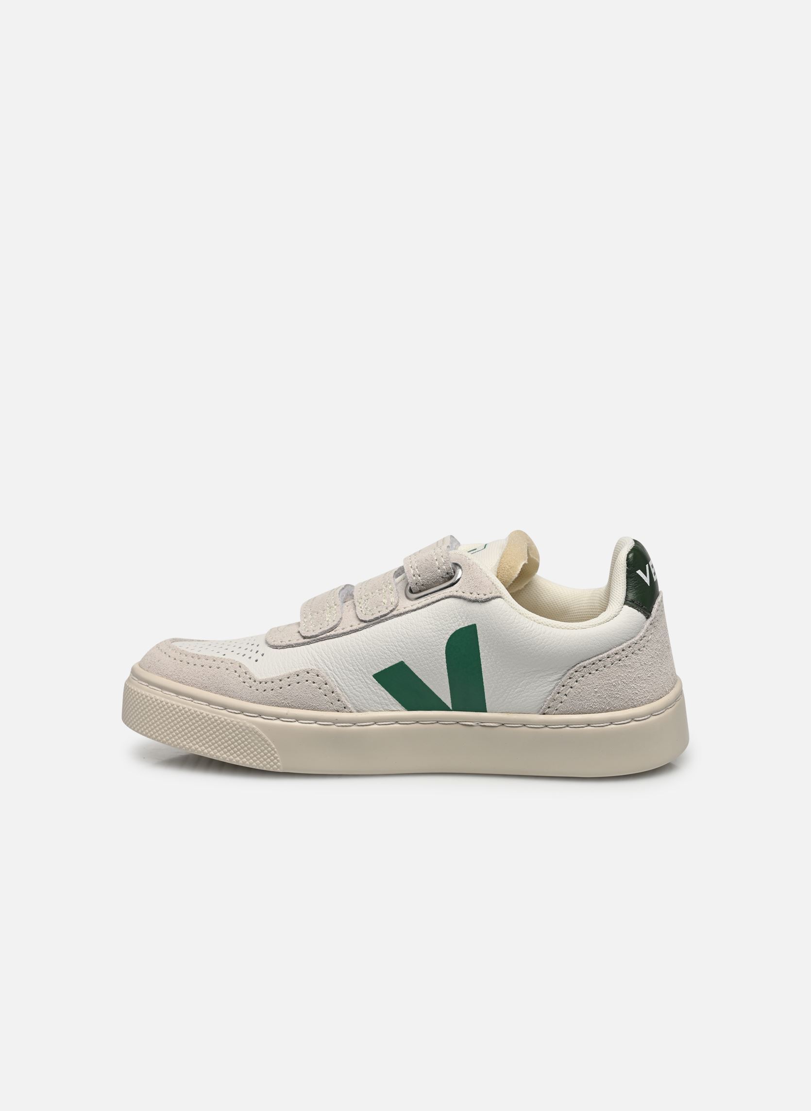 Zapatillas Small V-90 O.T. Leather blanco Veja Zapatillas Small V-90 O.T. Leather blanco EXTRA-WHITE_EMERAUDE