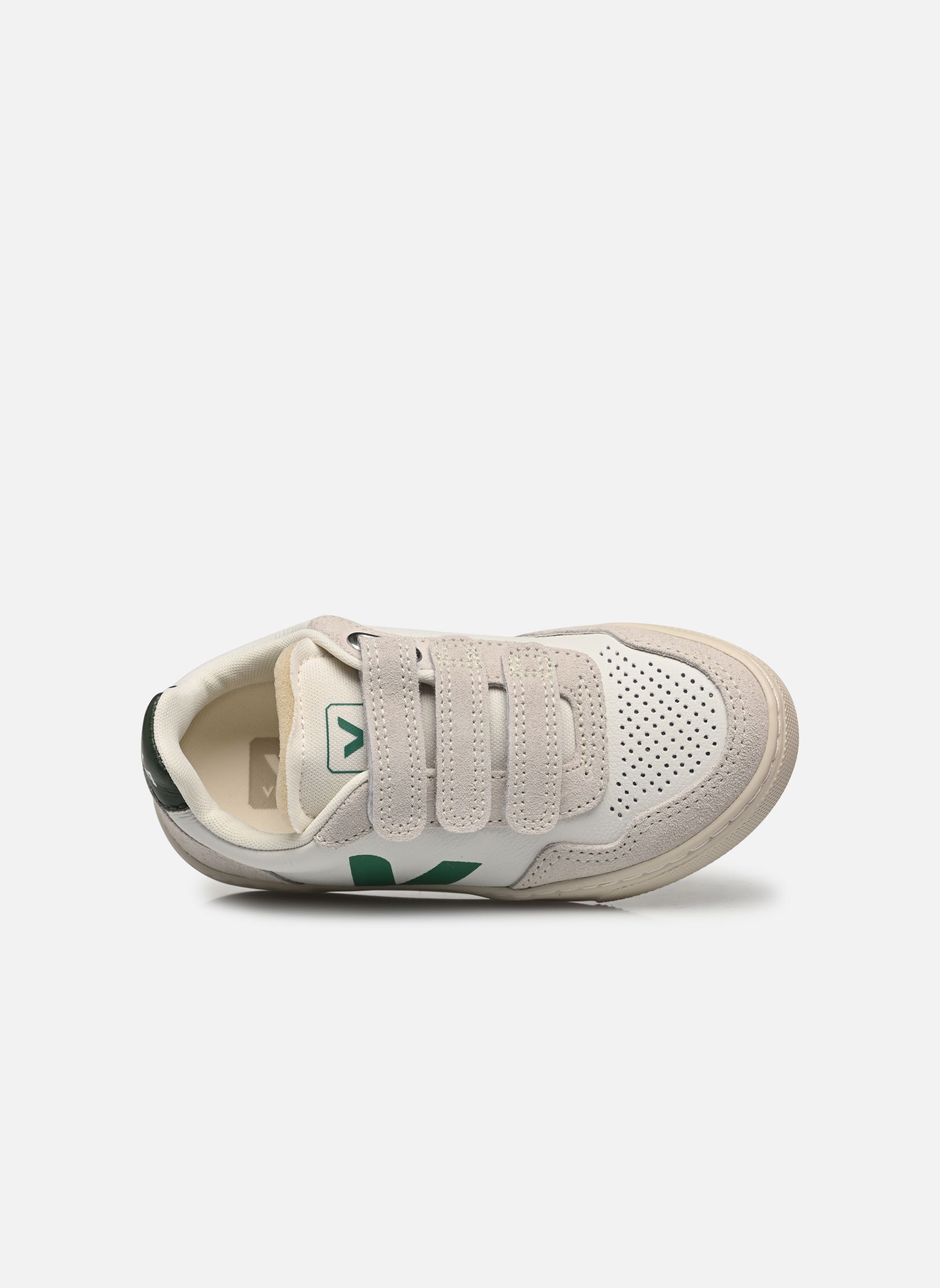 Zapatillas Small V-90 O.T. Leather blanco Veja Zapatillas Small V-90 O.T. Leather blanco EXTRA-WHITE_EMERAUDE