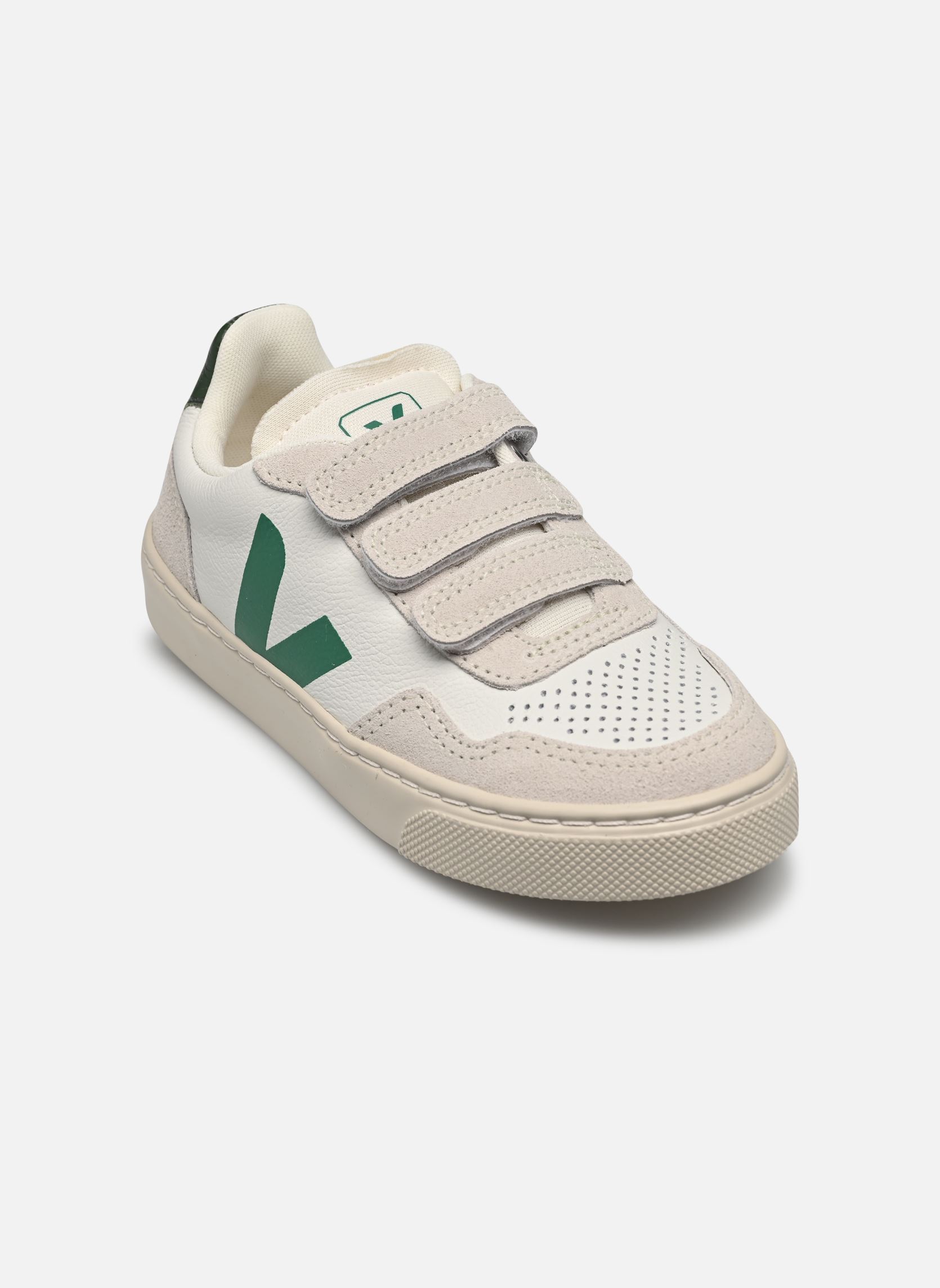 Zapatillas Small V-90 O.T. Leather blanco Veja Zapatillas Small V-90 O.T. Leather blanco EXTRA-WHITE_EMERAUDE