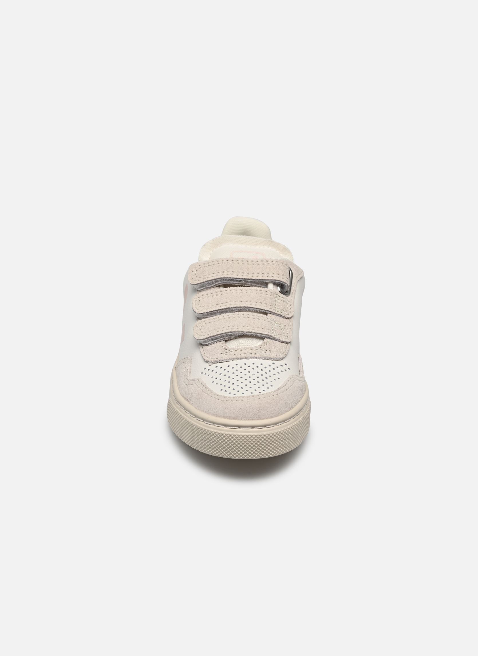 Baskets Small V-90 O.T. Leather fille blanc Veja Baskets Small V-90 O.T. Leather fille blanc EXTRA-WHITE_PETALE
