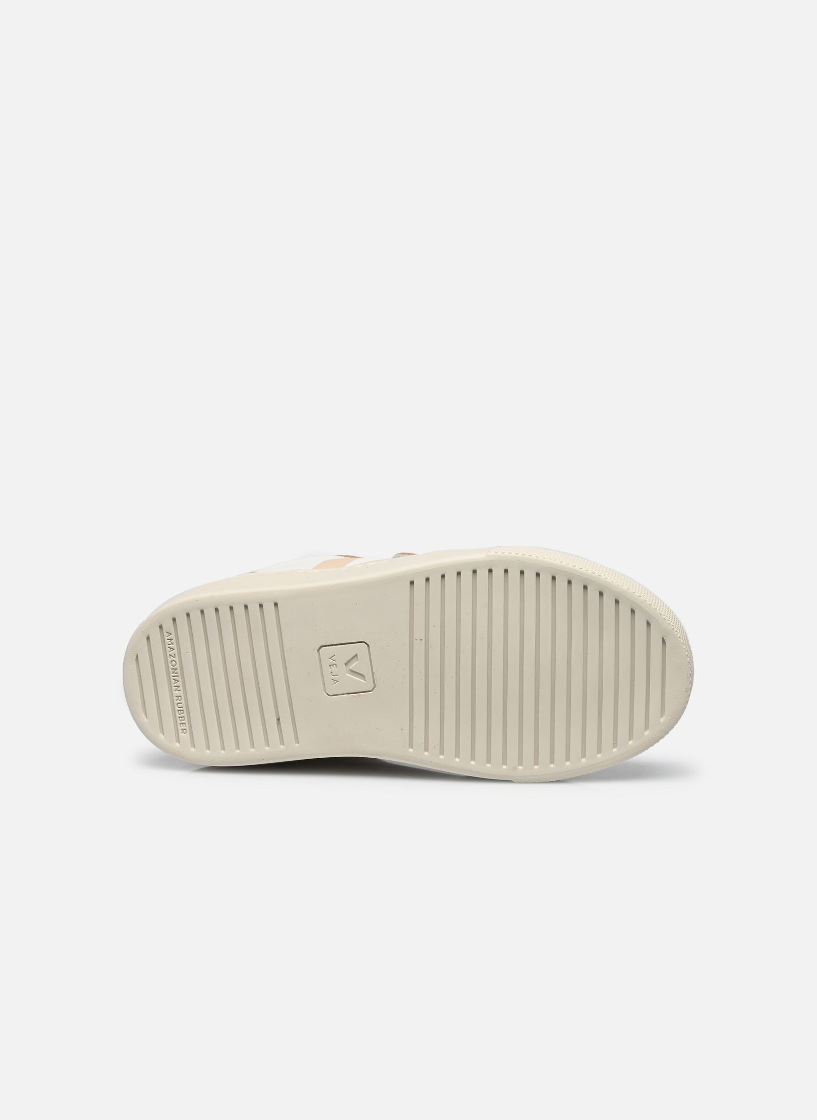 Baskets Small V-90 O.T. Leather fille blanc Veja Baskets Small V-90 O.T. Leather fille blanc WHITE_SABLE_BRONZE