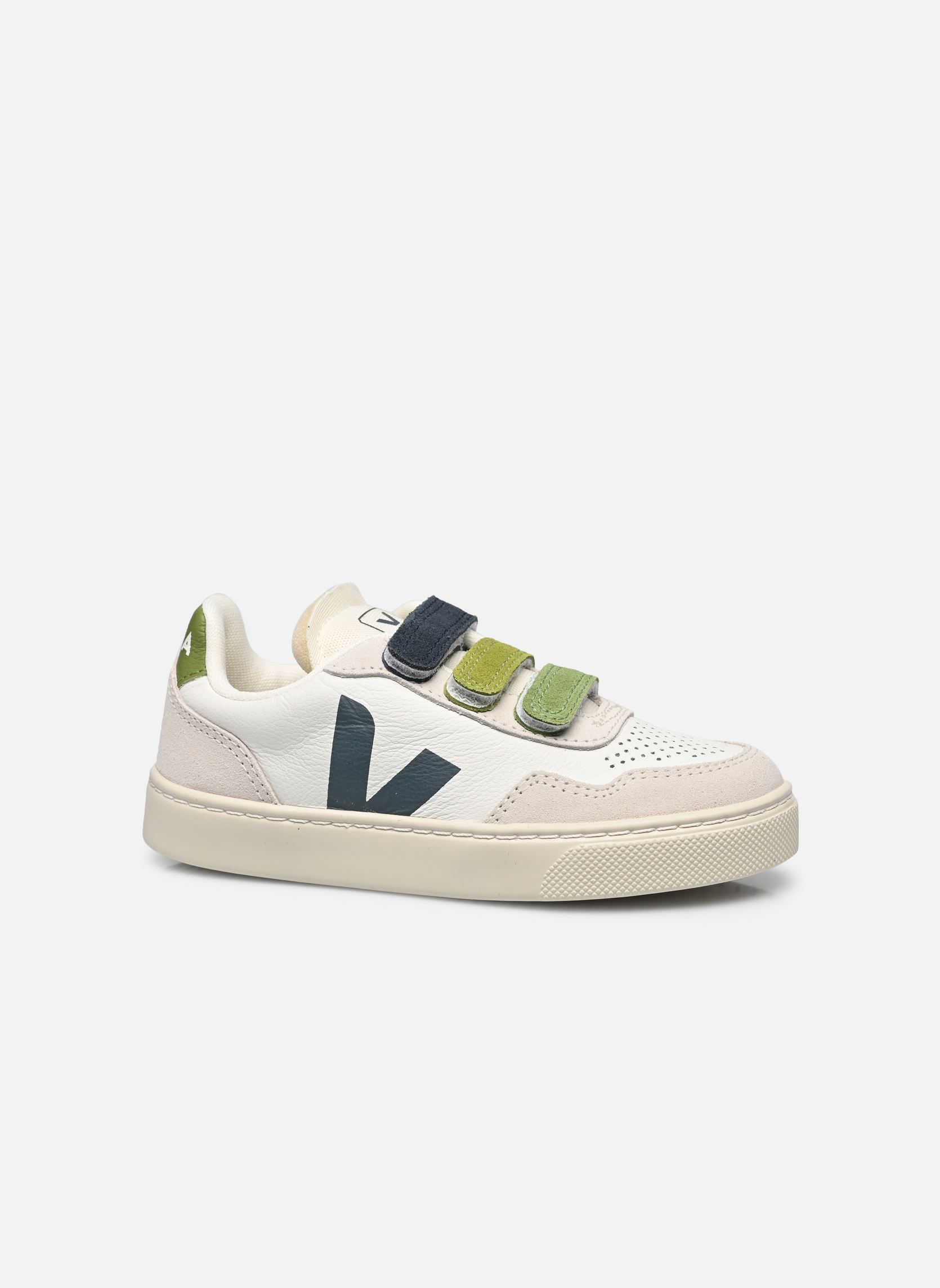 Sneaker Small V-90 O.T. Leather jungen weiß Veja Sneaker Small V-90 O.T. Leather jungen weiß MULTICO_WHITE_CALIFORNIA