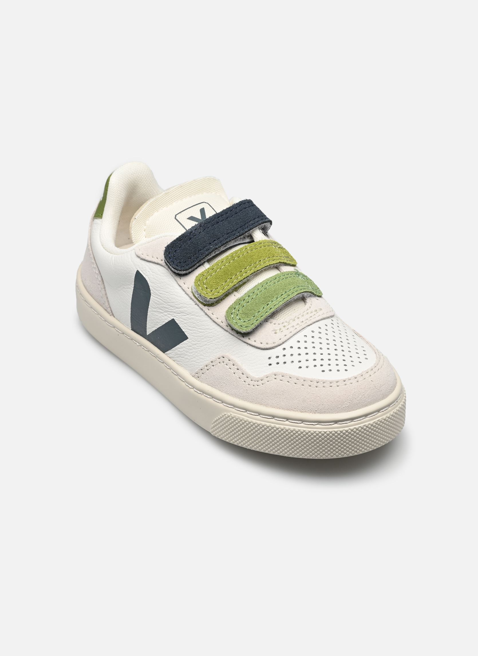 Sneaker Small V-90 O.T. Leather jungen weiß Veja Sneaker Small V-90 O.T. Leather jungen weiß MULTICO_WHITE_CALIFORNIA