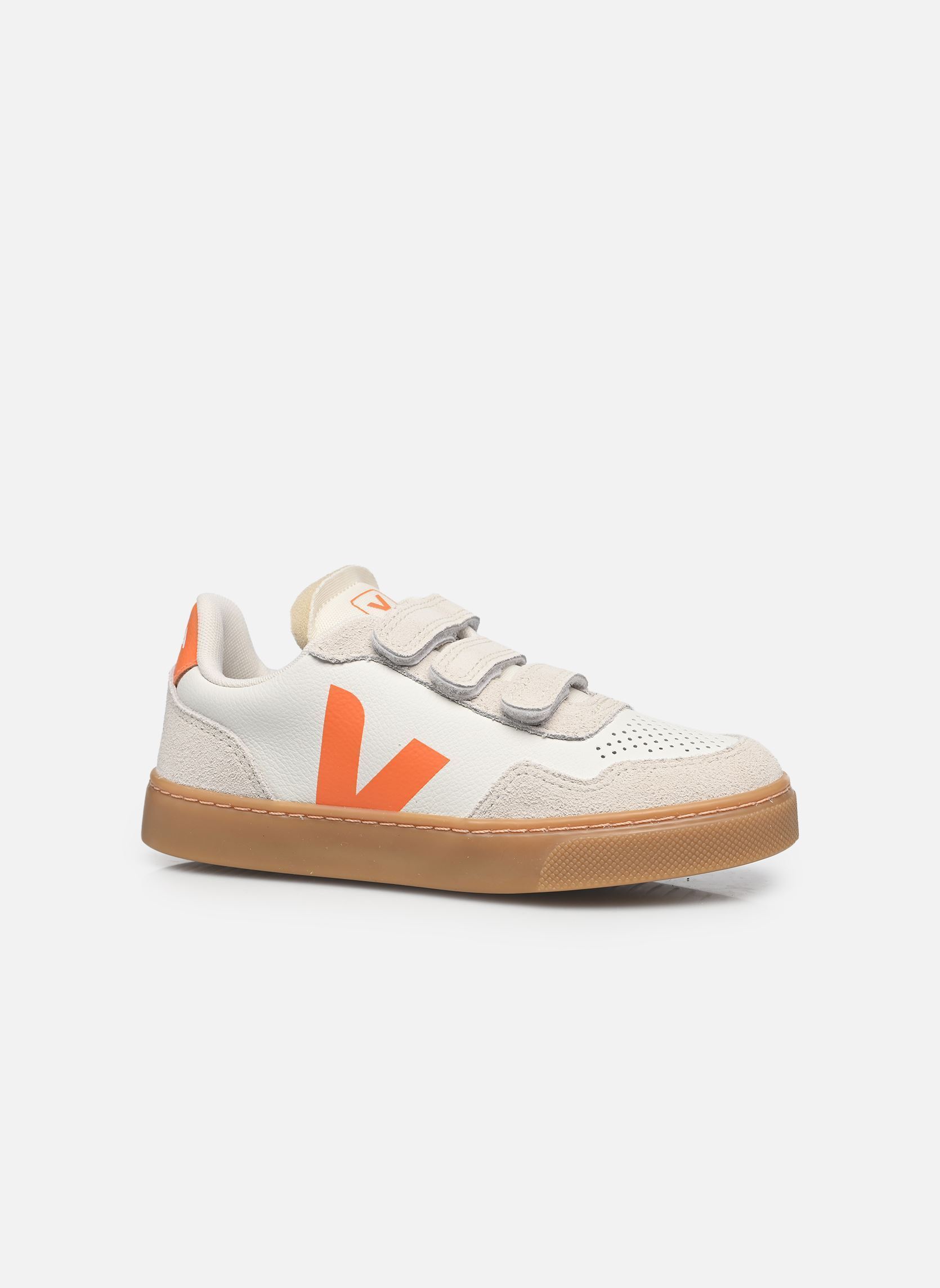 Sneakers Small V-90 O.T. Leather wit Veja Sneakers Small V-90 O.T. Leather wit WHITE_FURY_NATURAL