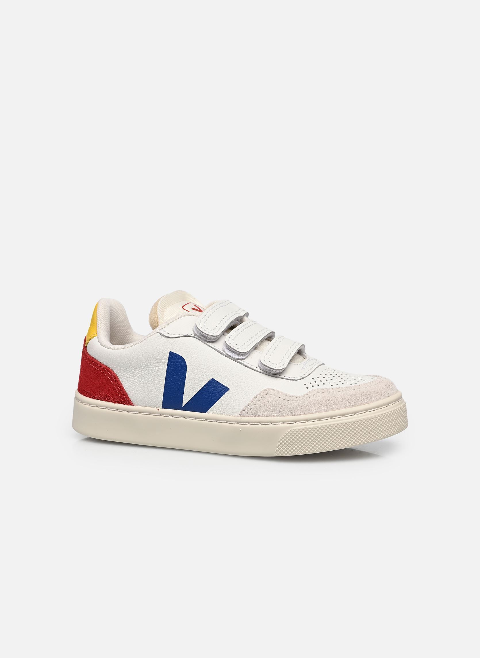 Sneakers Small V-90 O.T. Leather wit Veja Sneakers Small V-90 O.T. Leather wit WHITE_INDIGO_PEPPER