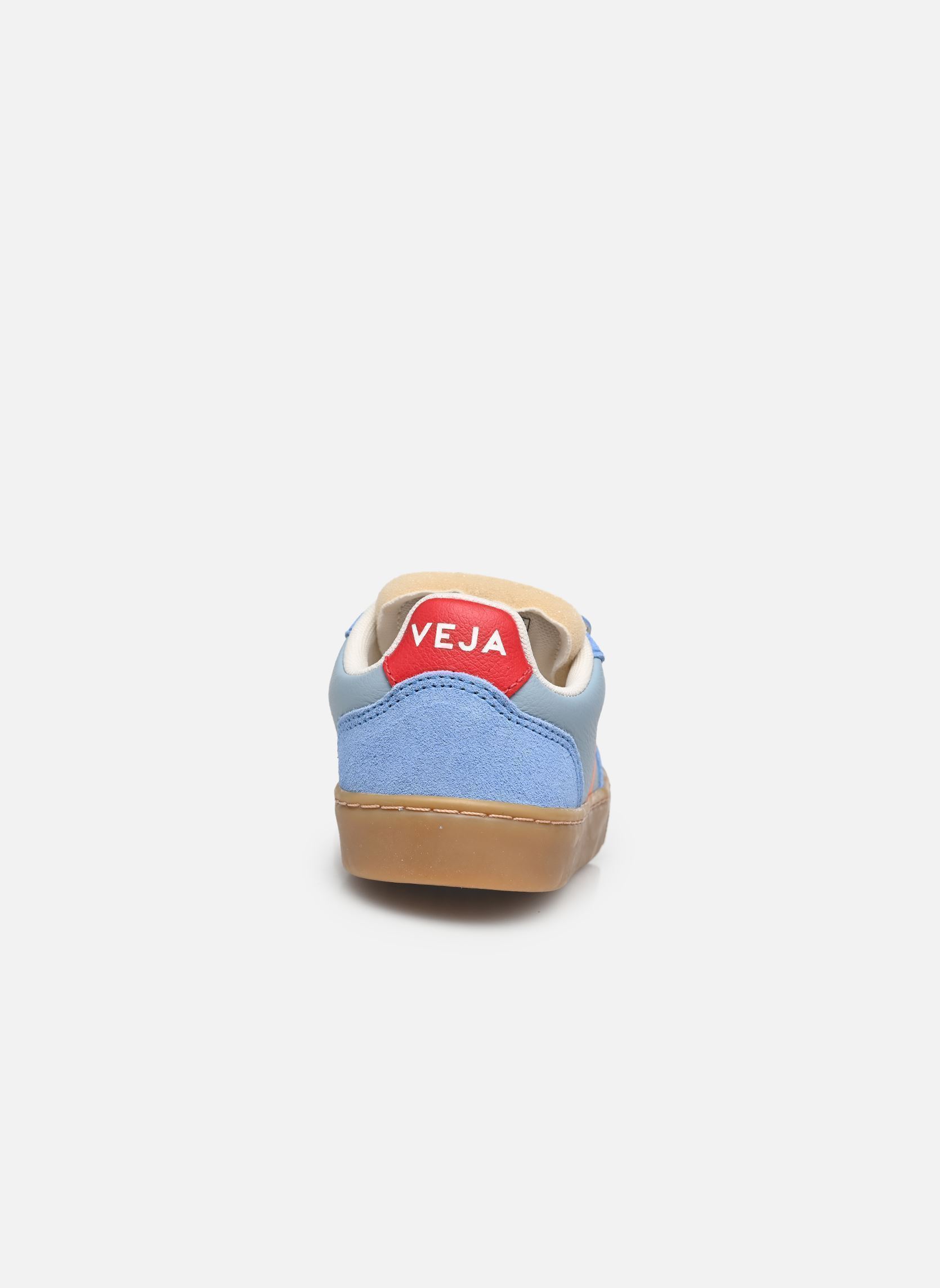 Sneakers Small V-90 O.T. Leather jongens blauw Veja Sneakers Small V-90 O.T. Leather jongens blauw STEEL_FURY_NATURAL