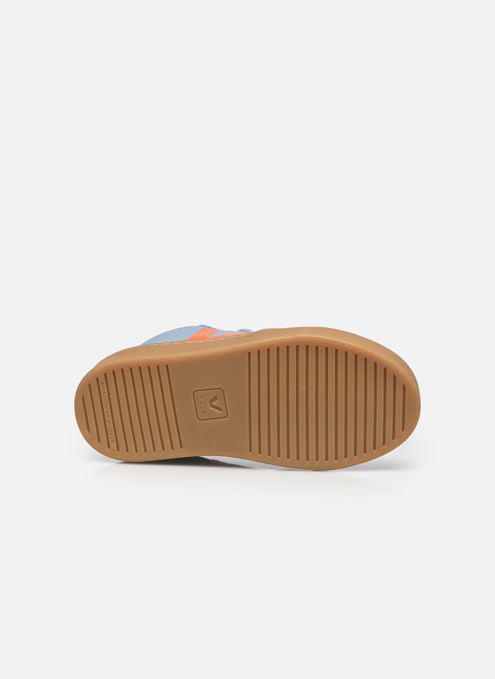 Sneakers Small V-90 O.T. Leather jongens blauw Veja Sneakers Small V-90 O.T. Leather jongens blauw STEEL_FURY_NATURAL